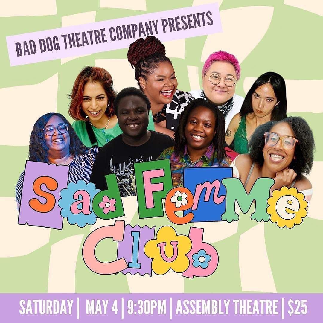 TONIGHT! SAD FEMME CLUB is a comedy showcase featuring hilarious women (cis and trans), non-binary, Two-spirit and queer folx of colour killing it in the Toronto comedy scene. The title and spirit of the show is inspired by the runaway hit song &ldqu