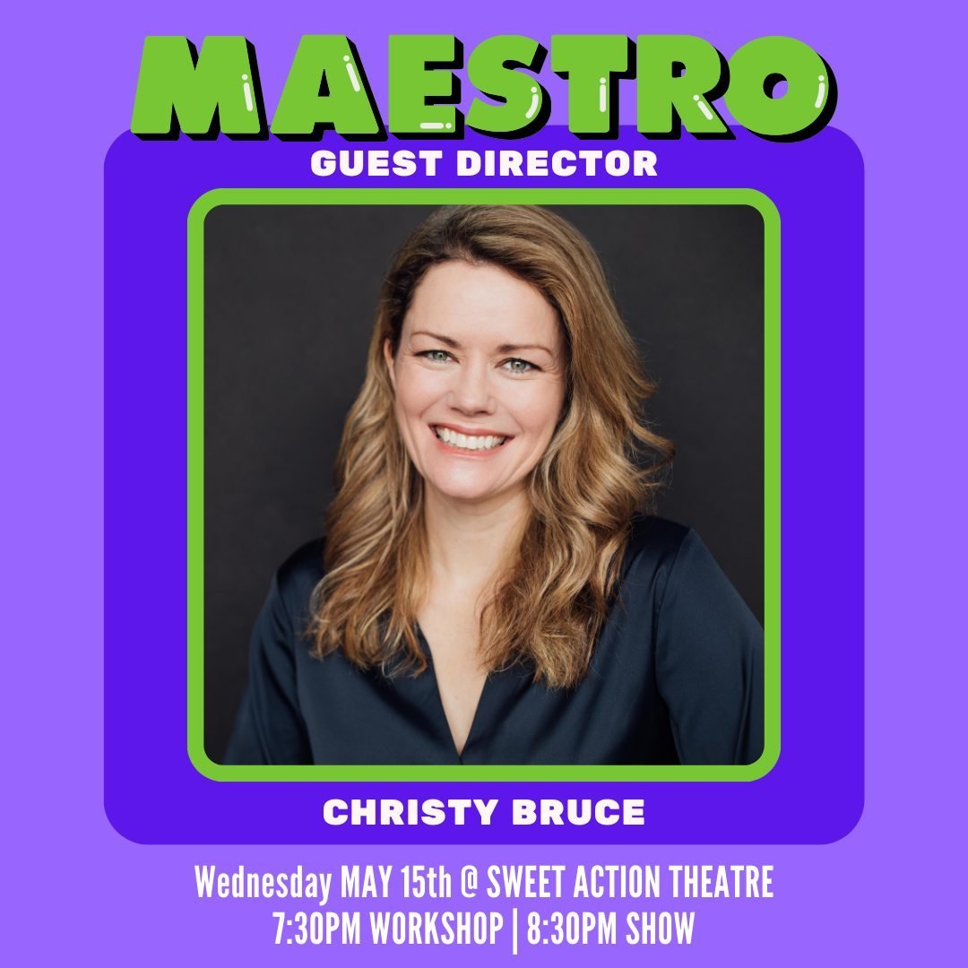 TONIGHT! Join us for a Sweet Sweet Wednesday with Maestro Impro! Long-time Maestro darling Gavin Williams joins one of Bad Dog Theatre&rsquo;s top-tier improvisers to direct 12 performers in a crash-and-burn improv showdown. The directors inspire the
