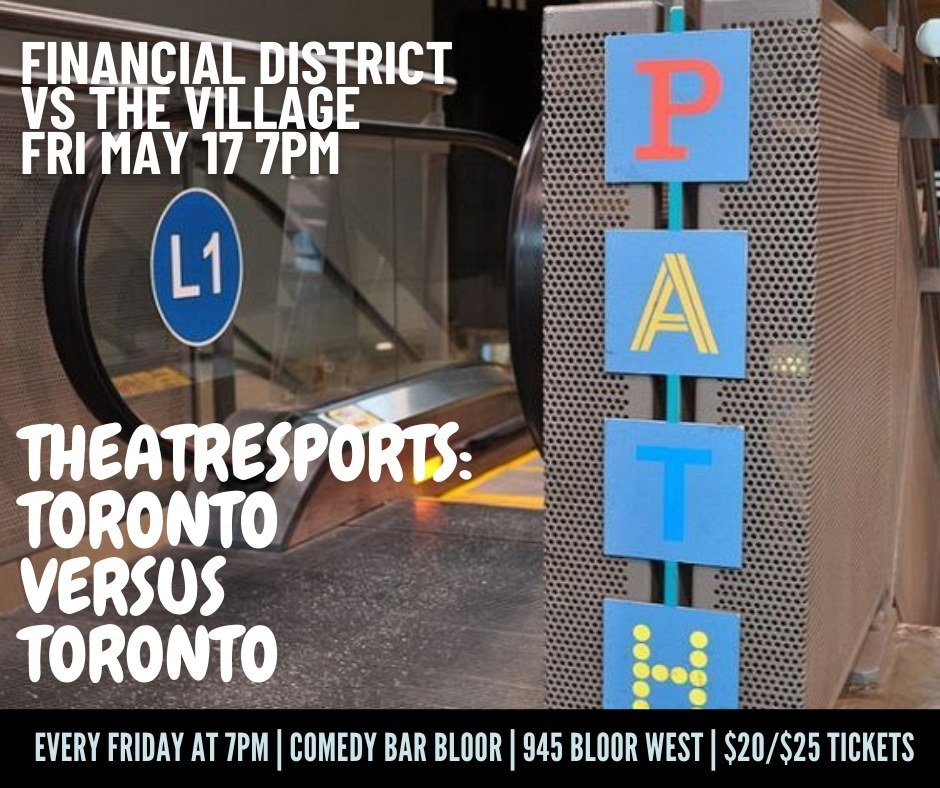 🌟 It's comedy chaos in Toronto! Which neighborhood will leave you in stitches? Grab your pals and come cheer on your local comedians at our epic showdown! 

📅 Friday, May 17th at 7pm
📍 @comedybarto: 945 Bloor St. W.
🎟️ Tickets: https://comedybar.