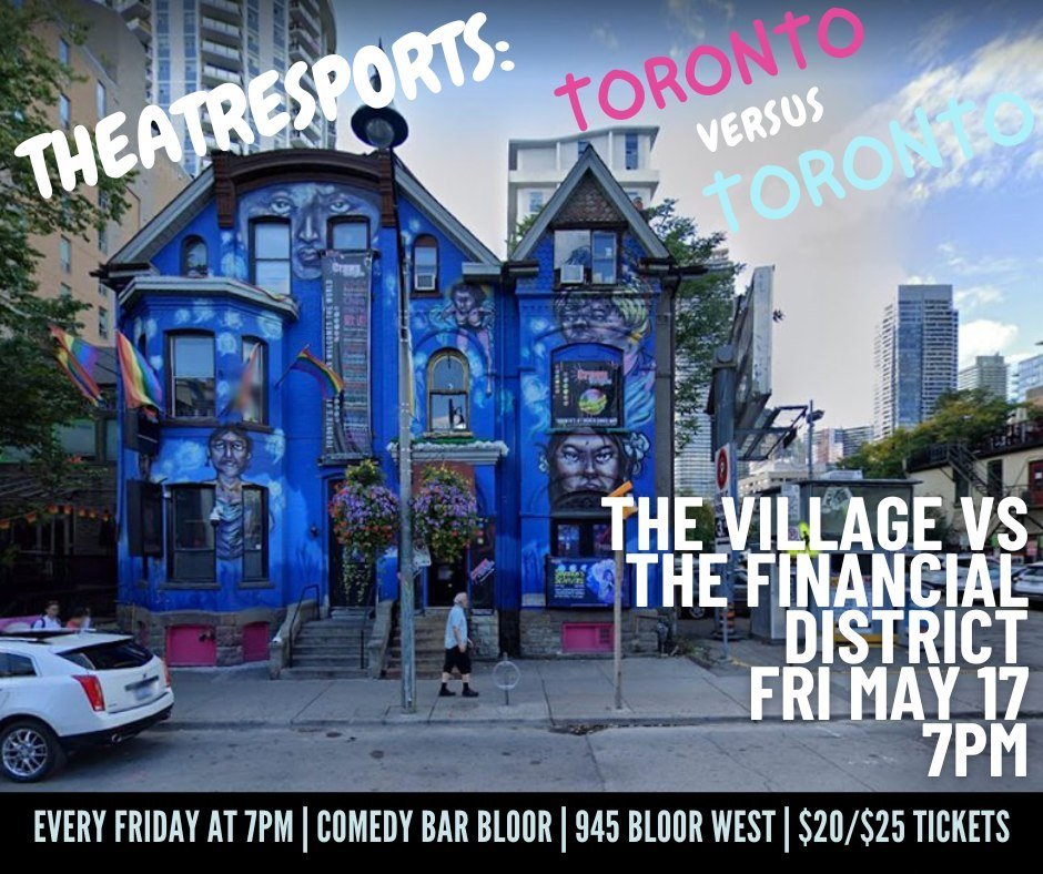 🌟 It's comedy chaos in Toronto! Which neighborhood will leave you in stitches? Grab your pals and come cheer on your local comedians at our epic showdown! 

📅 Friday, May 17th at 7pm
📍 @comedybarto: 945 Bloor St. W.
🎟️ Tickets: https://comedybar.