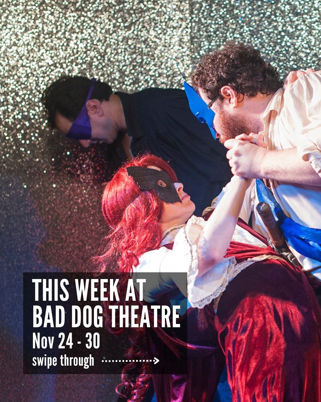 Check out what's going on at Bad Dog Theatre this week!

MARQUEE SHOWS: 

🎭 THEATRESPORTS 
Fri, Nov 28 | 7pm | @comedybarto (945 Bloor St. West)

Toronto's Longest Running Improv Show and one of the most popular unscripted comedy formats in the worl