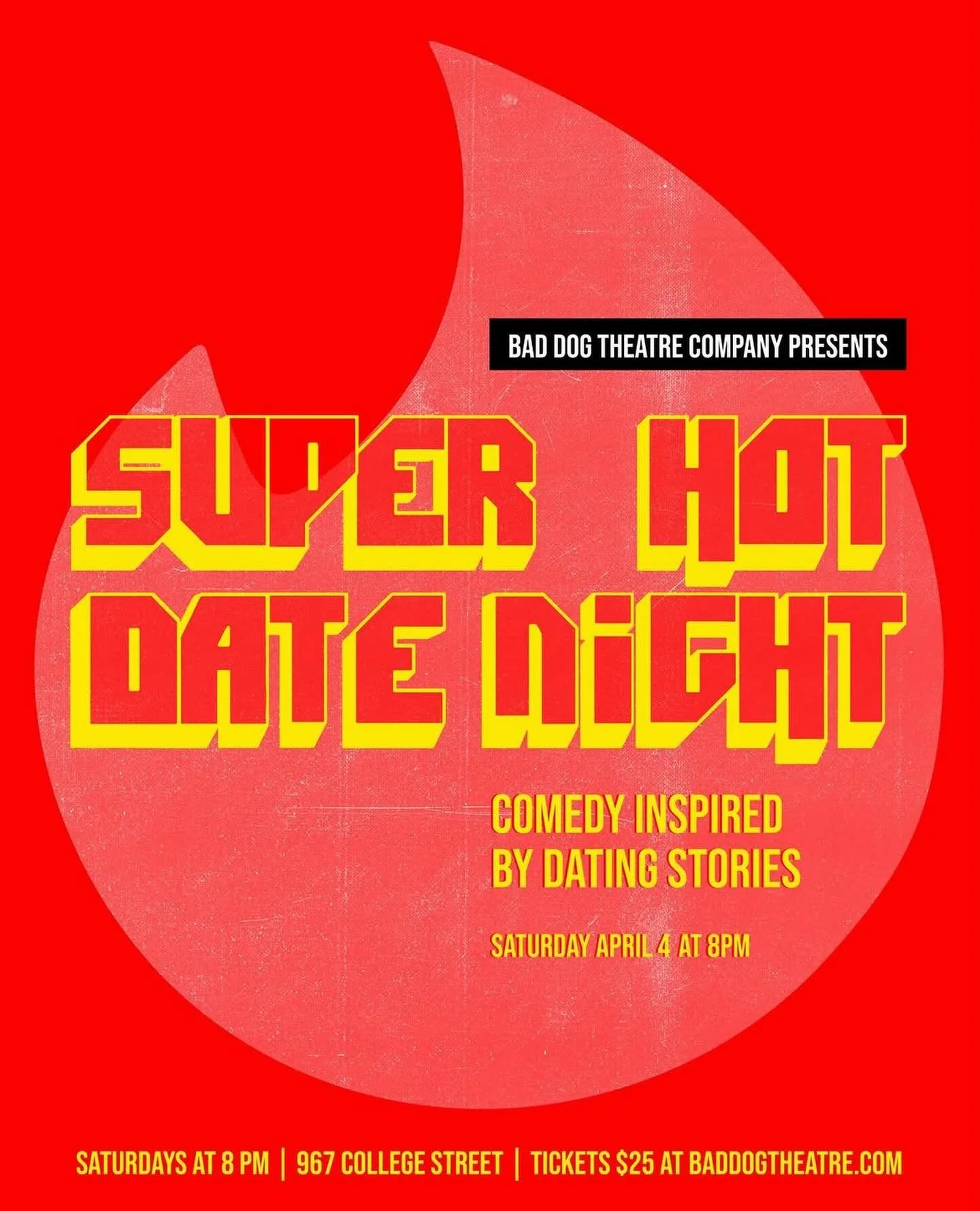 Comedy inspired by dating disasters and romantic misfires. Toronto&rsquo;s sharpest improvisers and comedians turn your best, worst, and most embarrassing dating stories into a night of fast, fearless, laugh-until-it-hurts comedy. Loud, wild, and ver