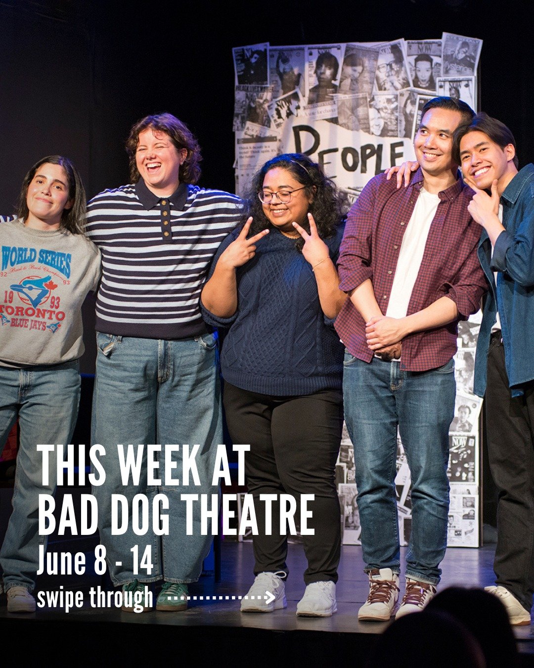 Check out what's going on at Bad Dog Theatre this week!

COMMUNITY SHOWS 

🇵🇭 TAWA FESTIVAL 
Fri, June 12 | 7pm | @comedybarto (945 Bloor St. West) 

Produced by the Tita Collective, Tawa Comedy Festival celebrates Filipin* culture, heritage, and c