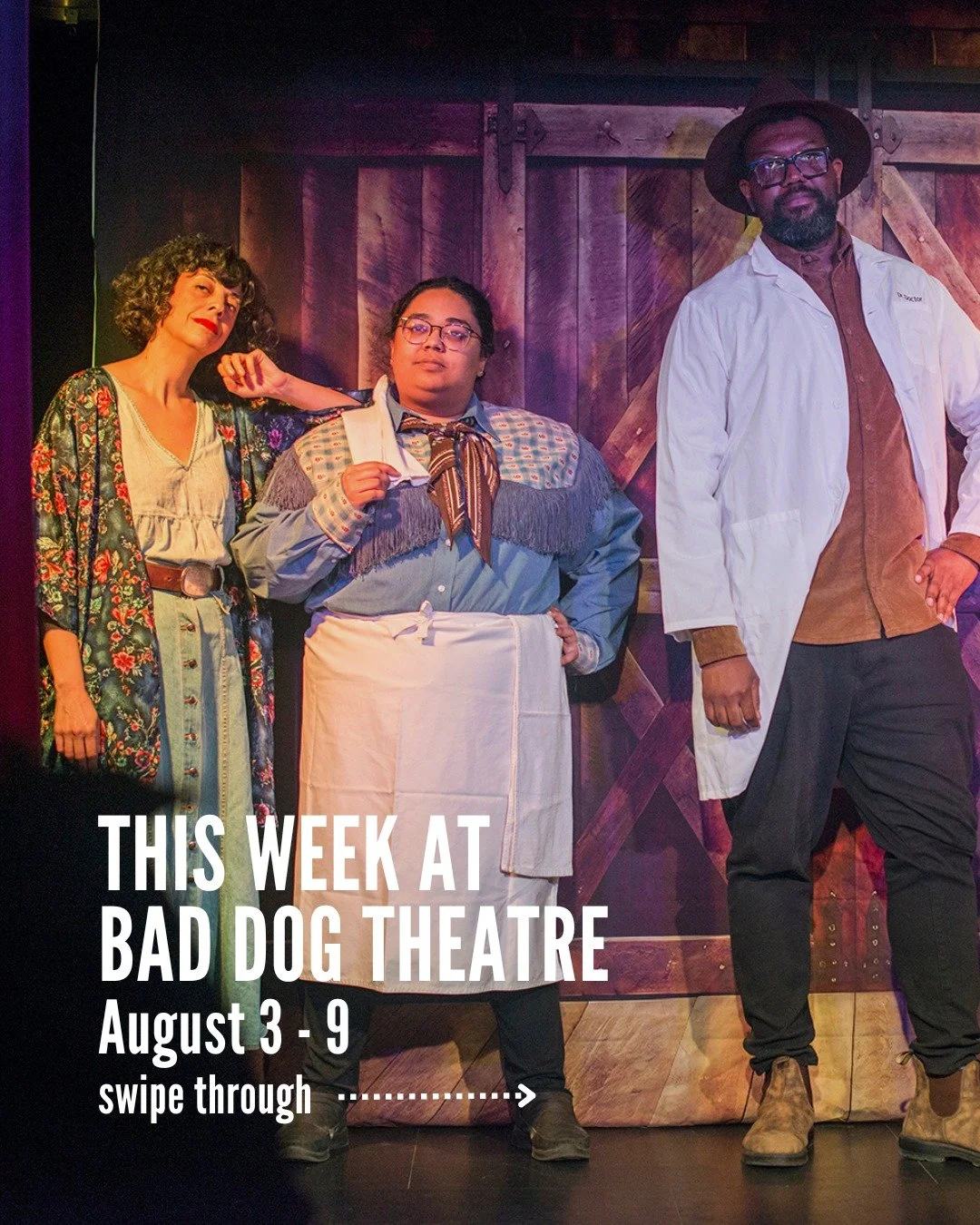 Check out what's going on at Bad Dog Theatre this week!

MARQUEE SHOWS

🐉🎲 D&amp;D LIVE! 
Mon, Aug 3 | 8pm | @comedybarto (945 Bloor St. West) 

Journey to the fantastic, yet familiar, realm of T&rsquo;Rannah in Toronto&rsquo;s premier unscripted a
