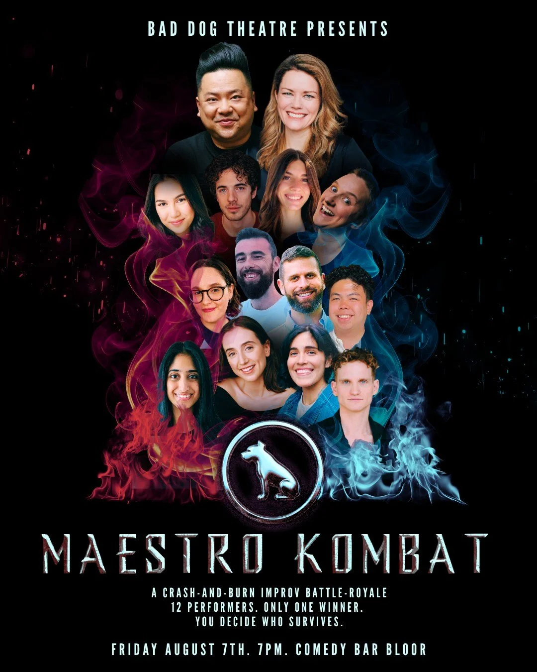 Check out this week's Maestro competitors! Who will survive and become the champion? Find out on Friday Night!

Directors
Christy Bruce @christythebruce
Andrew Phung @andrewphung

Cast
Adam Urquhart @adamurq96
Alex Cabrera-Aragon
Chrissy Sharma @chri
