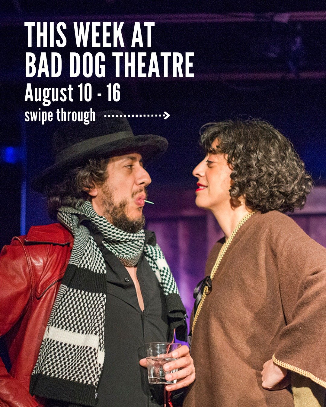 Check out what's going on at Bad Dog Theatre this week!

MARQUEE SHOWS

🤼&zwj;♂️ MAESTRO 
Fri, Aug 14 | 7pm | @comedybarto (945 Bloor St. West) 

Maestro: The Improv Comedy Battle-Royale where a dozen improvisers compete in a crash-and-burn eliminat