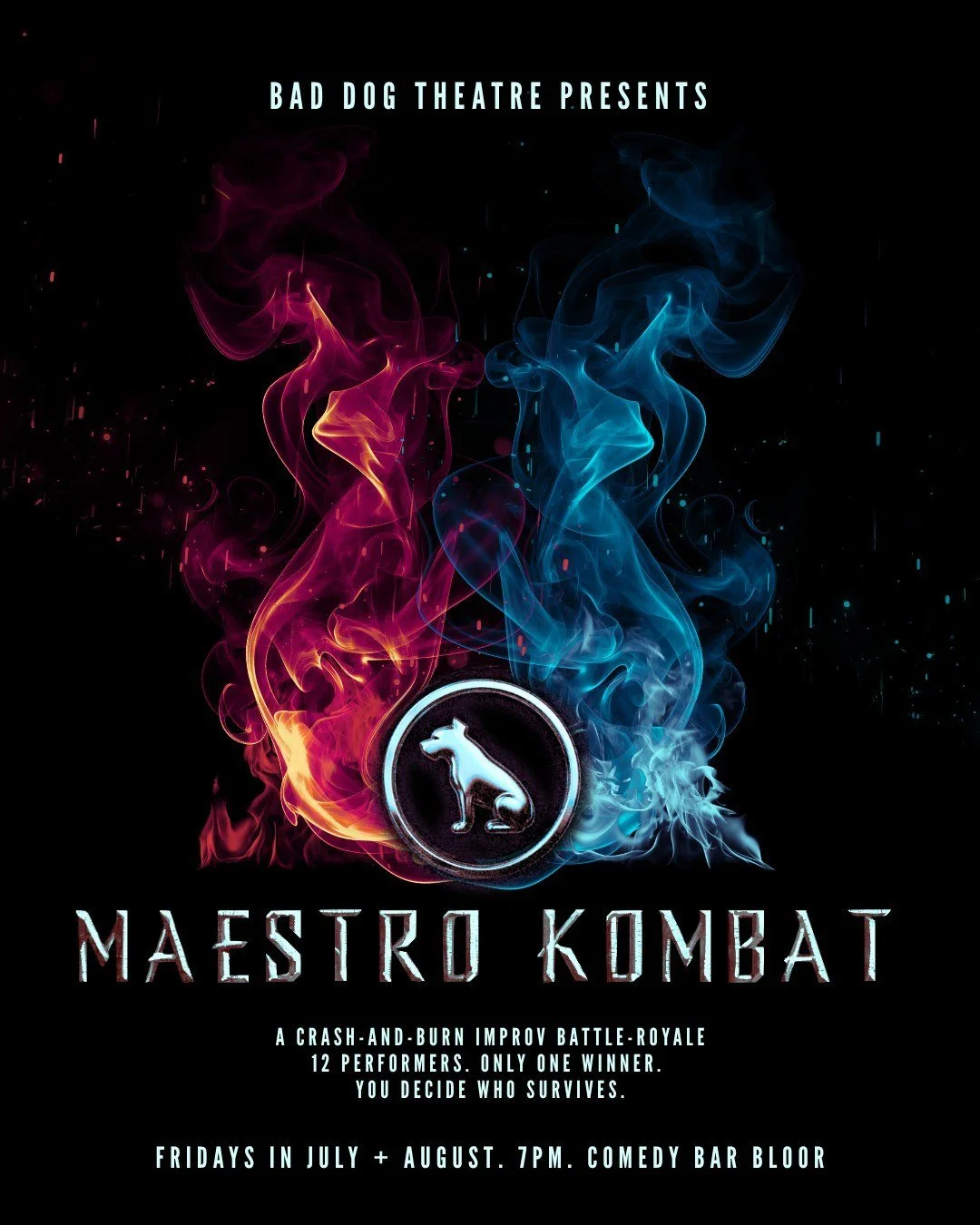 🤼&zwj;♂️ TONIGHT! Join us at Maestro: The Improv Comedy Battle-Royale! A dozen improvisers compete in a crash-and-burn elimination-style showdown. There can only be one survivor, and the power to crown the Maestro is YOURS.

Each round, two top-tier
