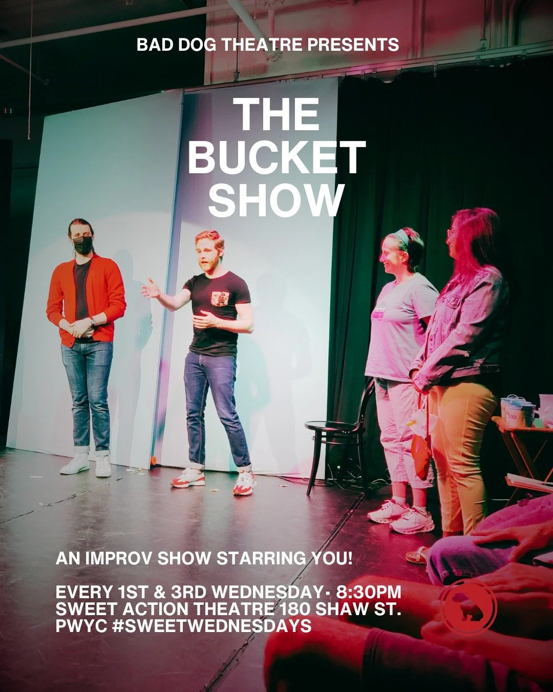 TONIGHT! Join us for a Sweet Sweet Wednesday at @sweeractiontheatre!

7PM: 🍬 SWEET SWEET ARMANDO FRIENDS 
 
A delectable selection of RISING STARS take the Sweet Sweet Wednesday stage once more to bring you an extra helping of laughs! Our Alumni All