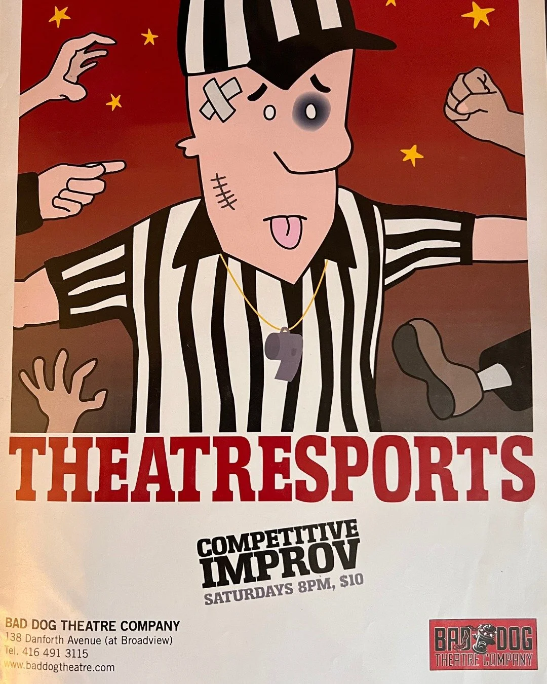 As we start thinking about building a new home for Bad Dog, we&rsquo;re taking a stroll down memory lane! Check out this old #Theatresports poster from when we were at our old space on Danforth!

Share your favourite memory of Bad Dog's old spaces! C