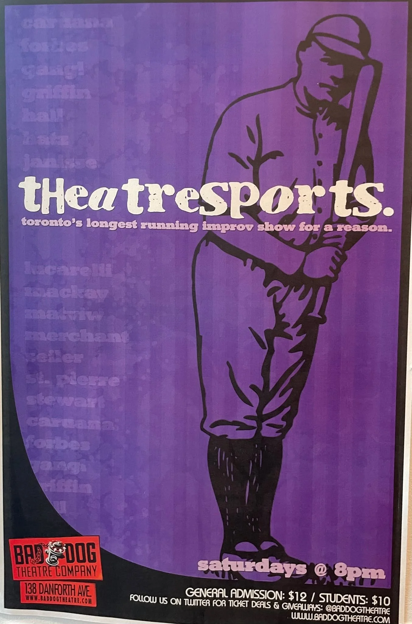 As we start thinking about building a new home for Bad Dog, we&rsquo;re taking a stroll down memory lane! Check out these archived #Theatresports posters from when we were at our old space on Danforth!

Share your favourite memory of Bad Dog's old sp