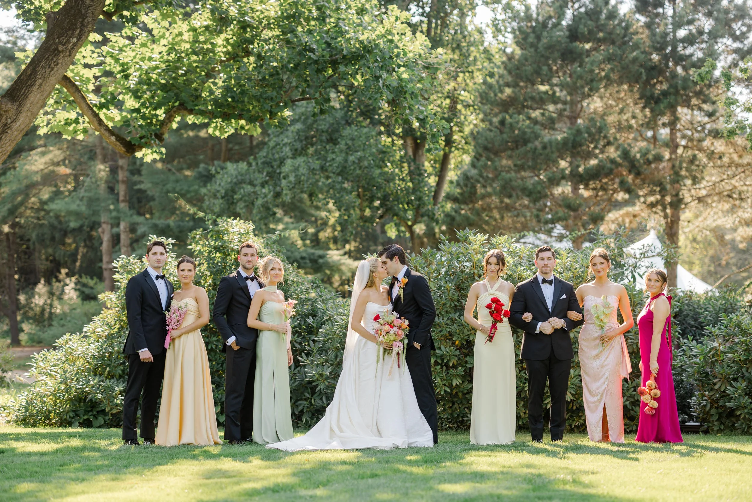 Moraine Farm Wedding bridal party