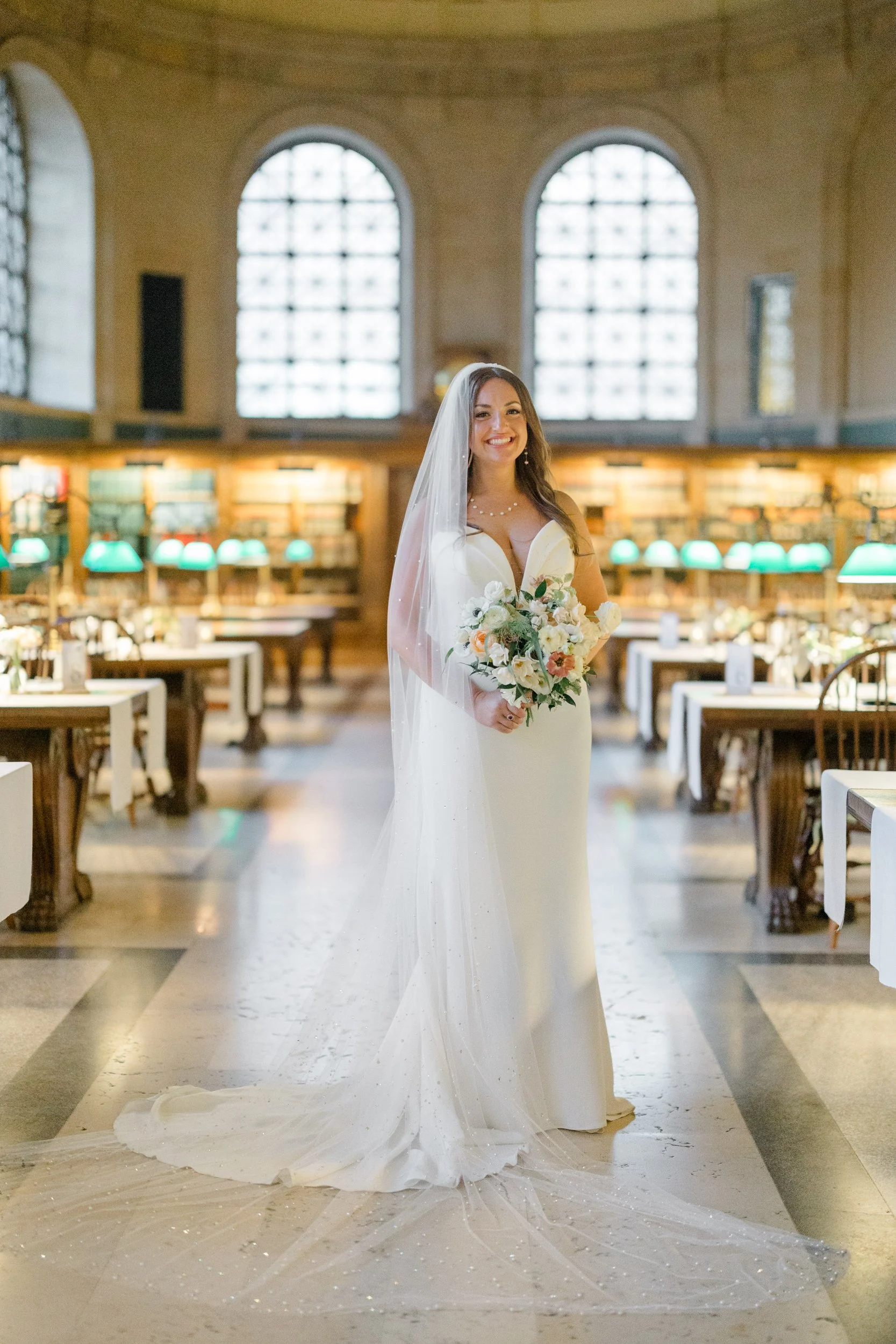 Boston Public Library Wedding Bates Hall