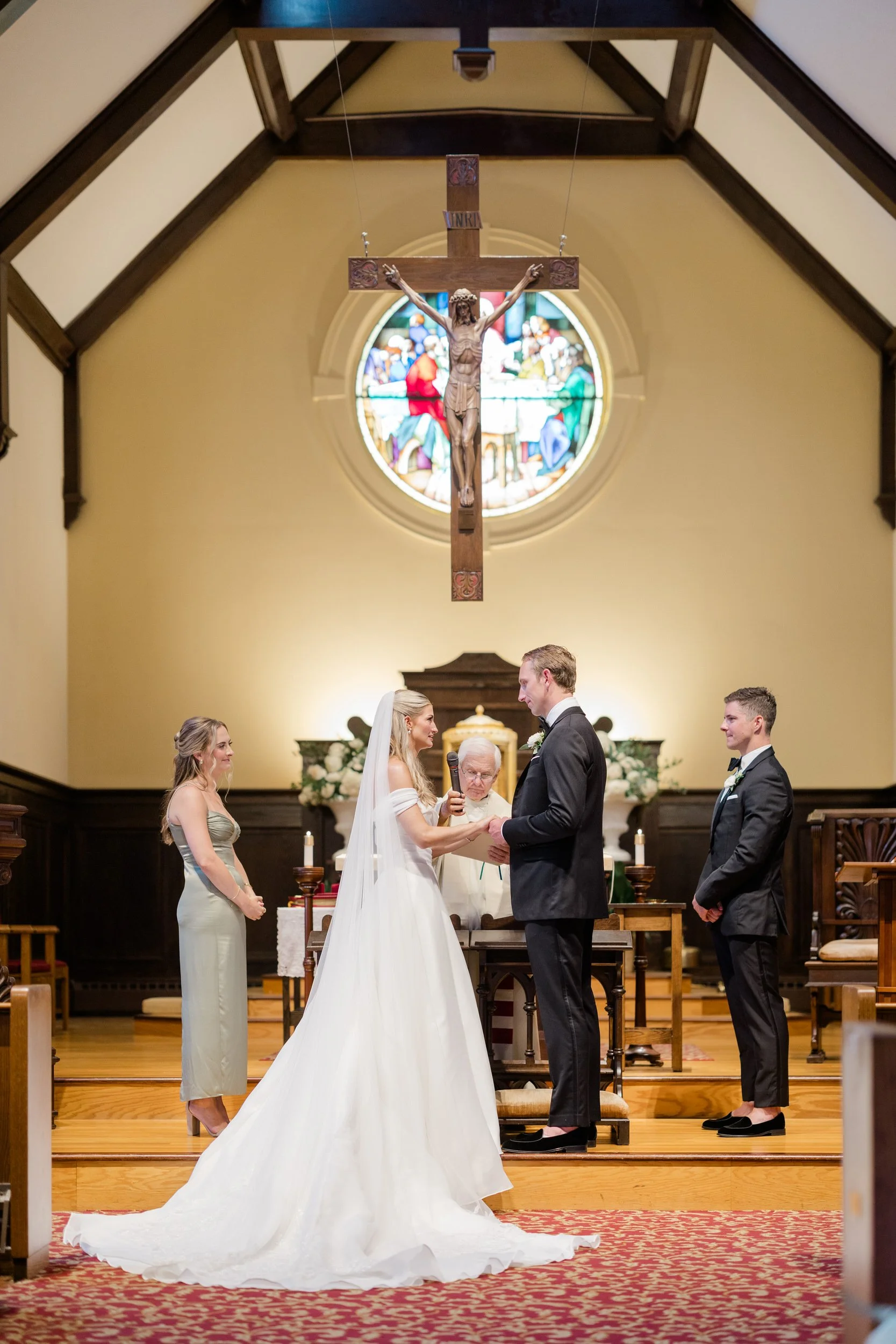 Ceremony St Thomas More Church Wedding