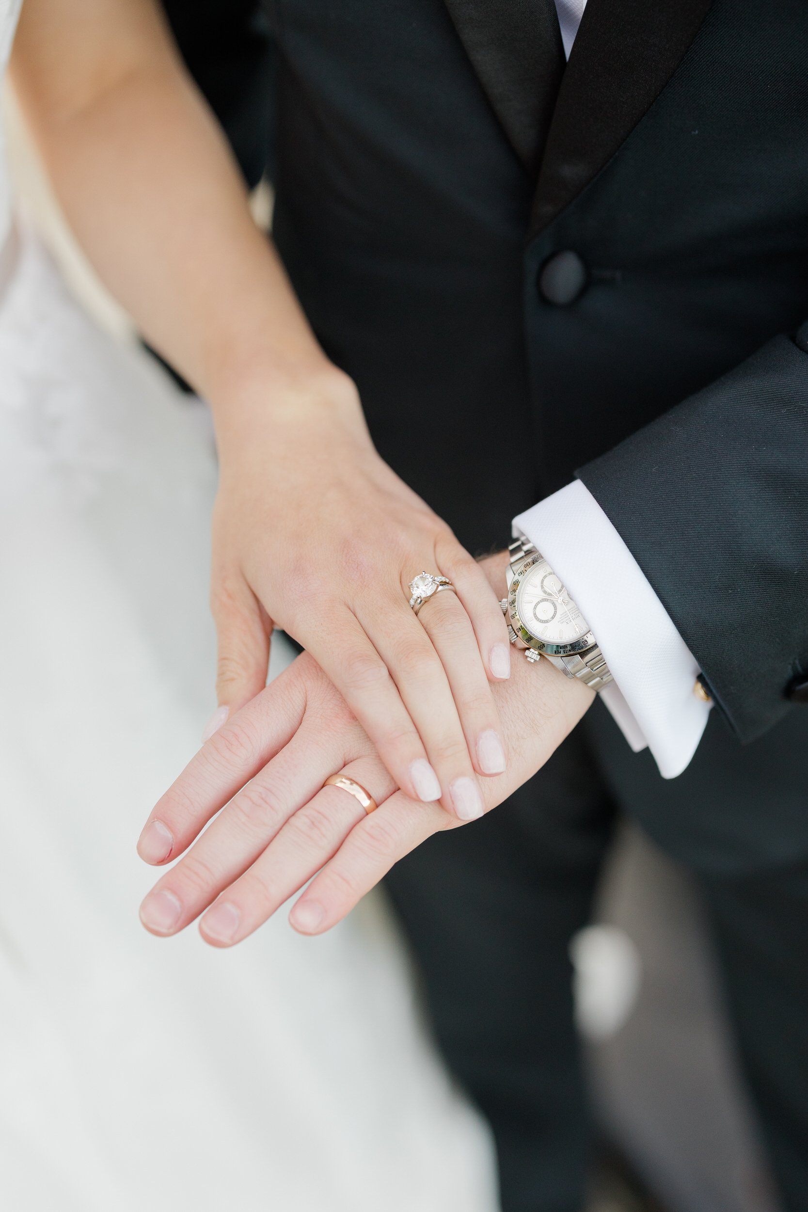 Couple portraits at Fan Pier Park Wedding