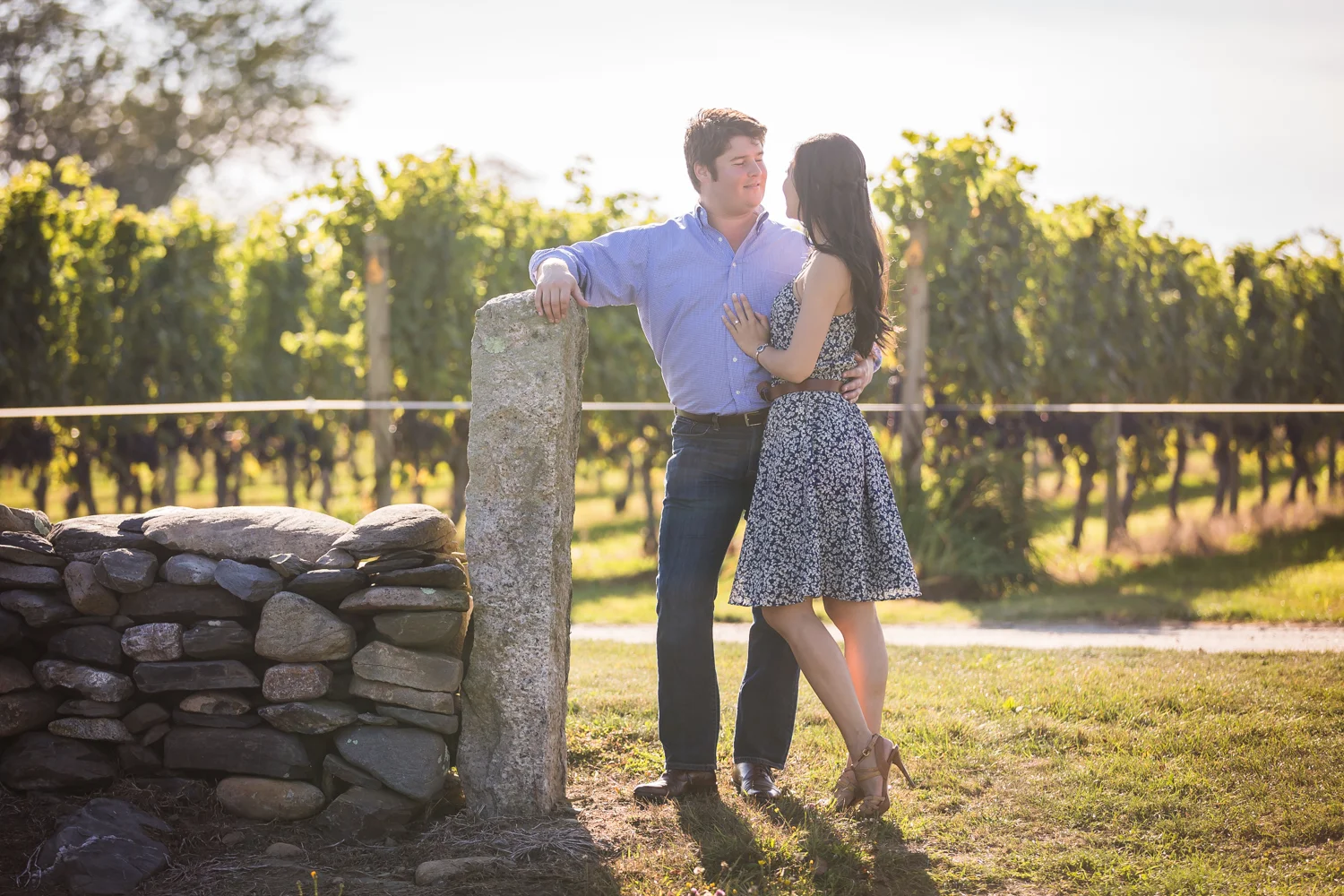 Yuxiang + Mark | Newport Vineyard Engagement