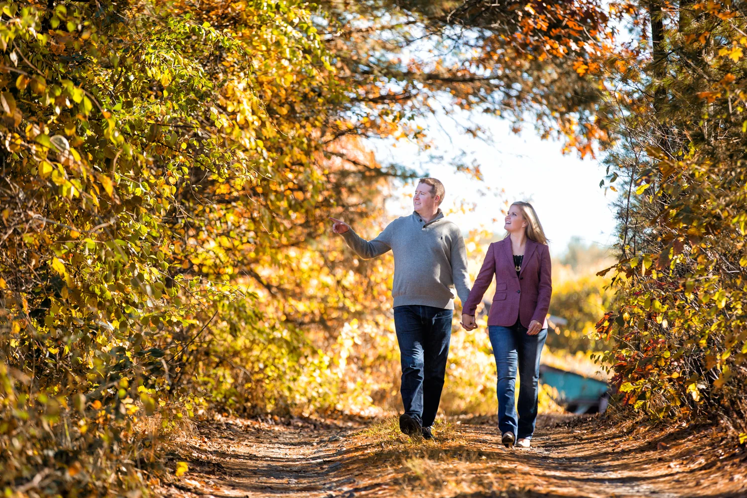 Paige + Jim | Orchard Engagement Photography