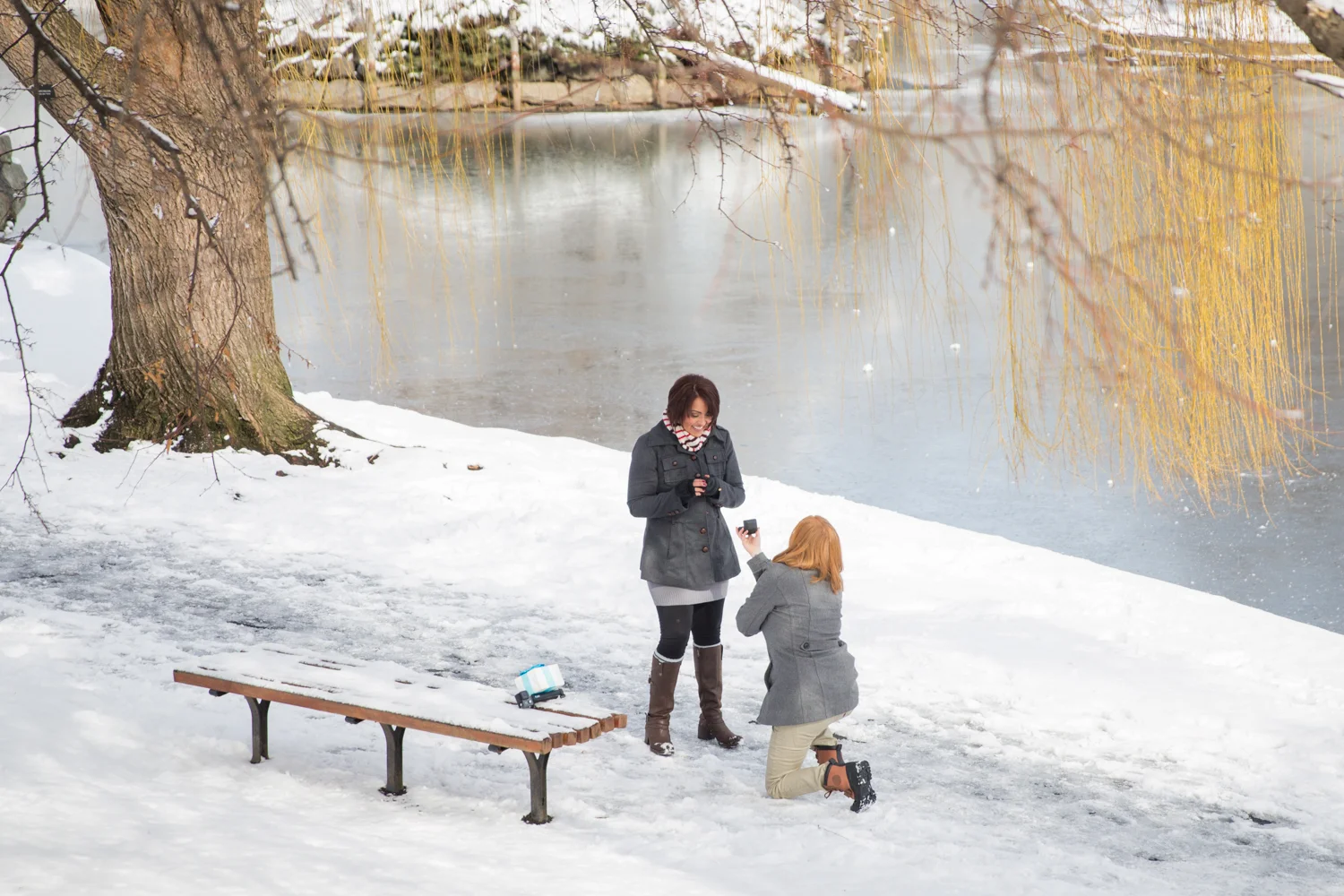 Collette + Threisy's Surprise Proposal