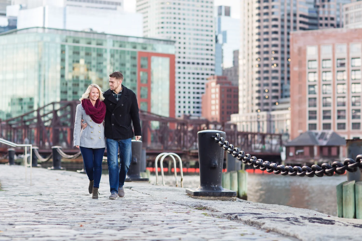 Boston Seaport Engagement Session
