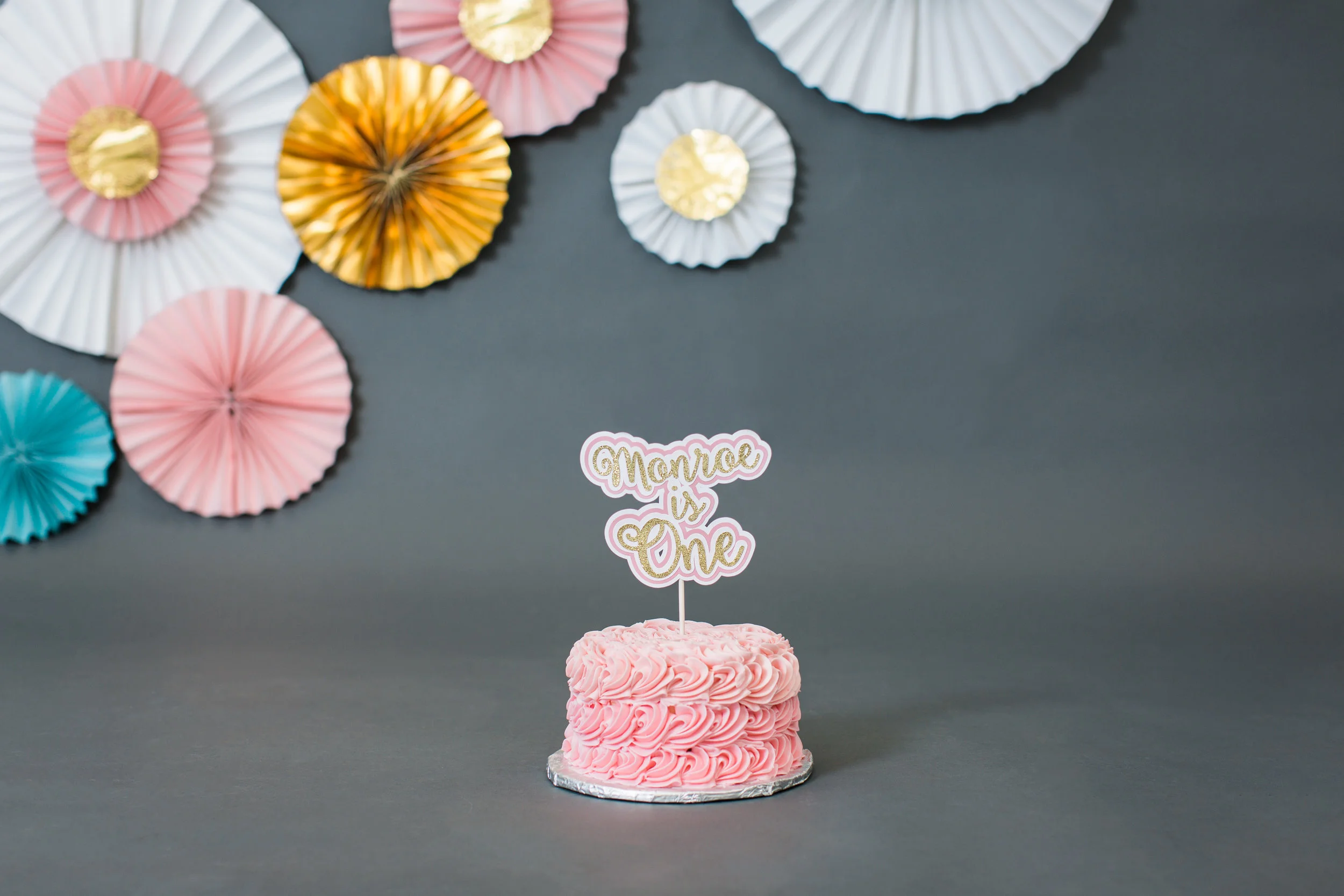 Monroe's First Birthday Cakesmash