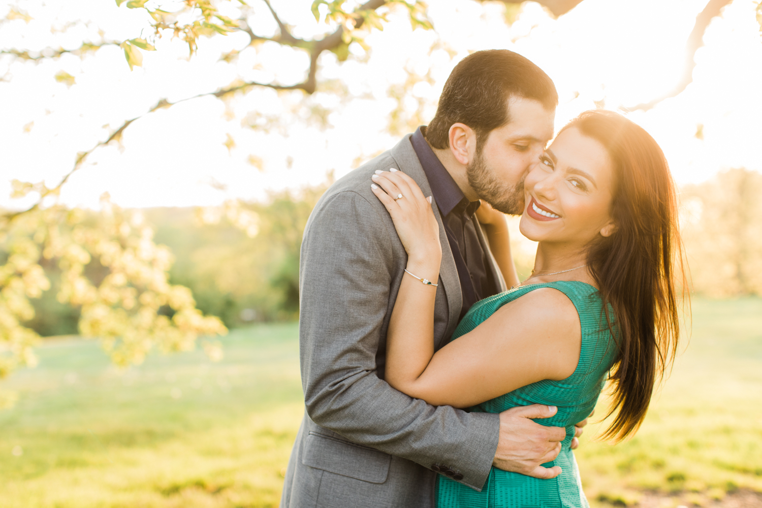 larz anderson park persian engagement session