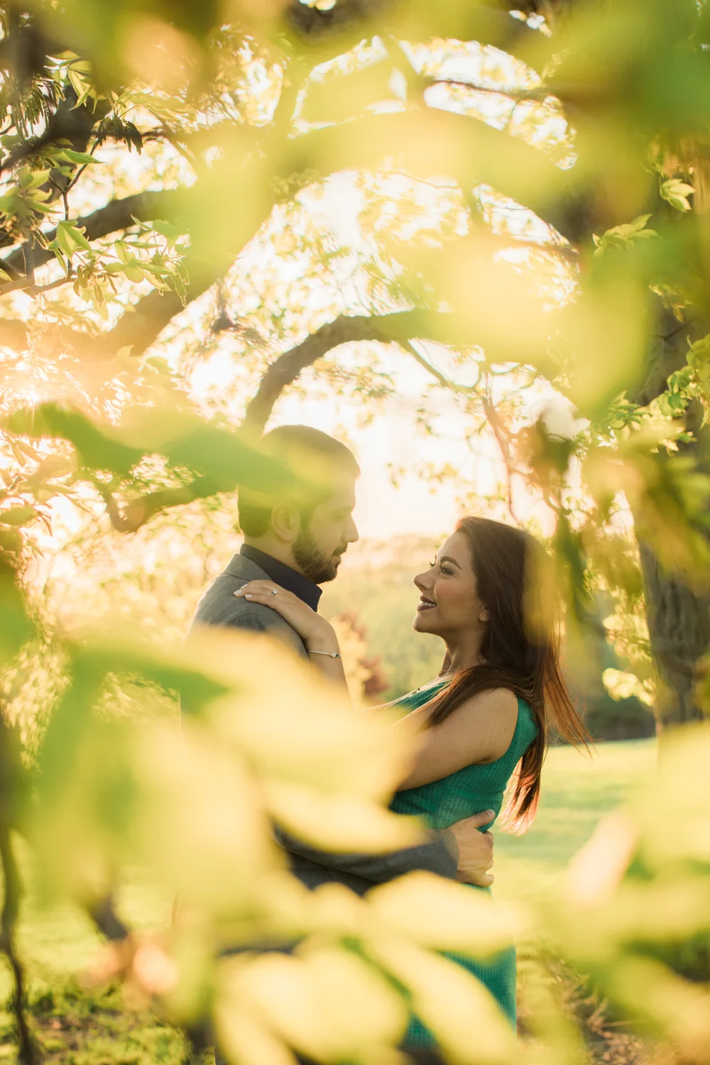 larz anderson park persian engagement session