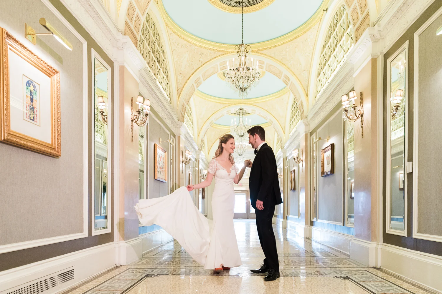 Fairmont Copley Fall Wedding Photos