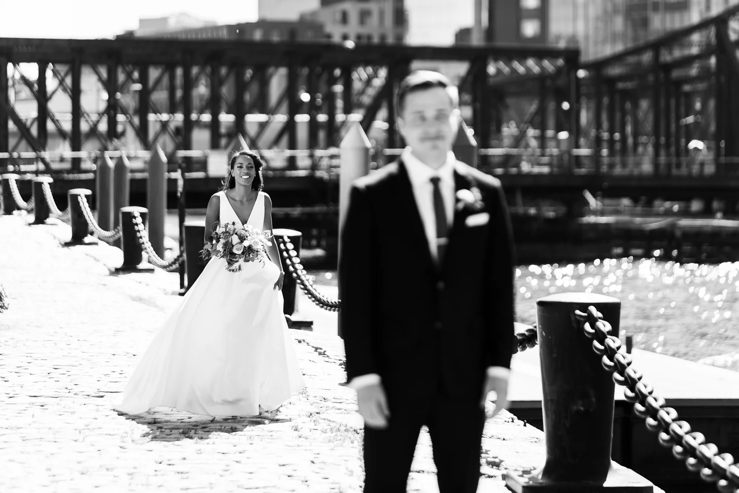 Intercontinental Boston Fan Pier Wedding
