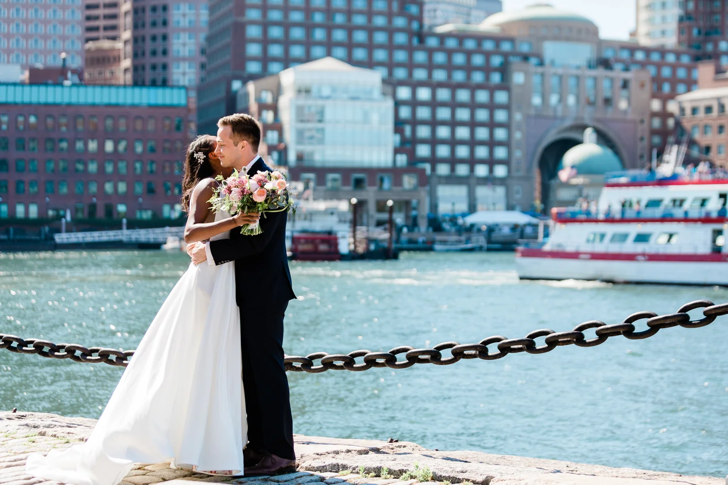 Intercontinental Boston Fan Pier Wedding