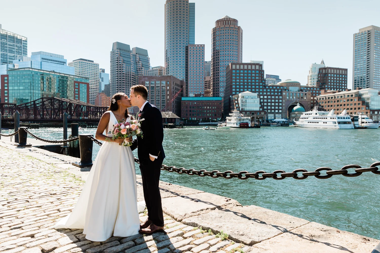 Intercontinental Boston Fan Pier Wedding