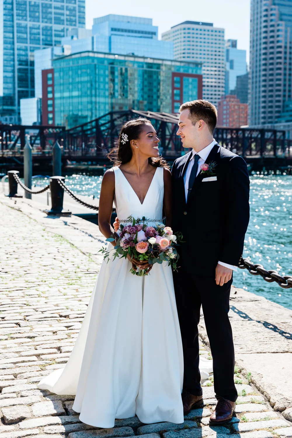 Intercontinental Boston Fan Pier Wedding