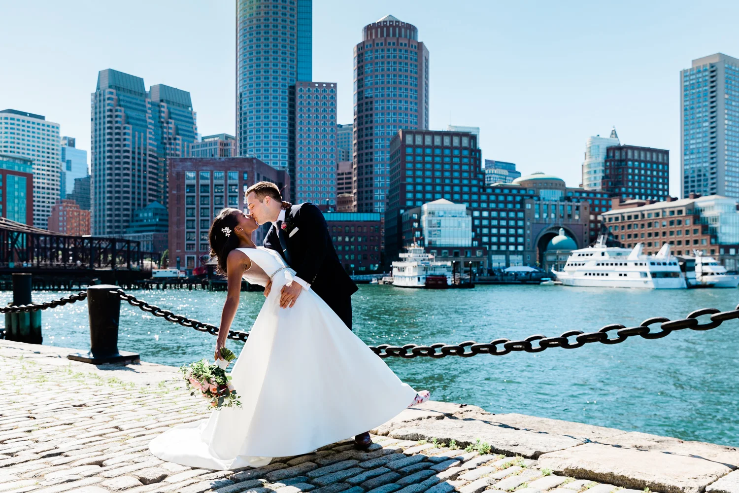 Intercontinental Boston Fan Pier Wedding