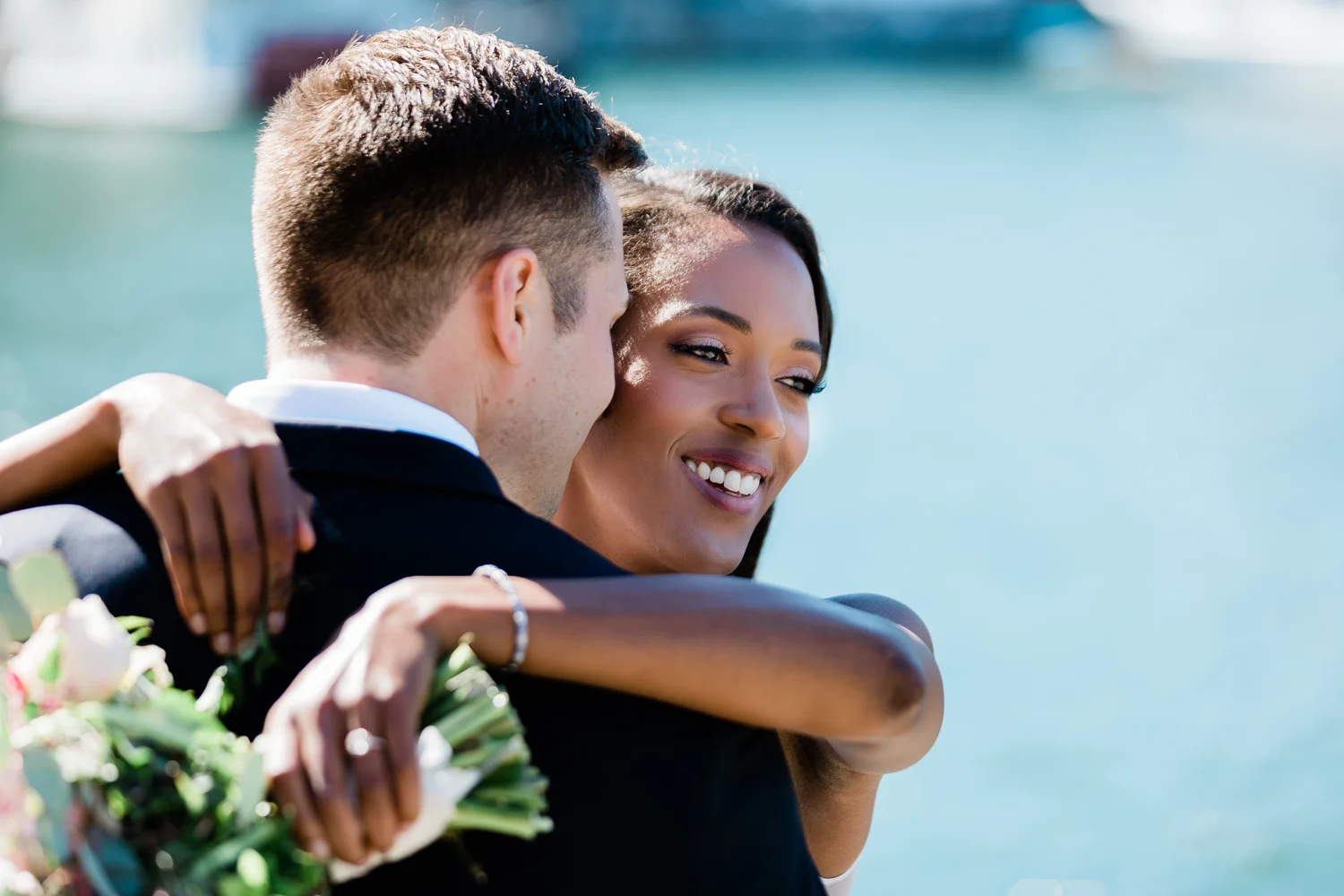 Intercontinental Boston Fan Pier Wedding