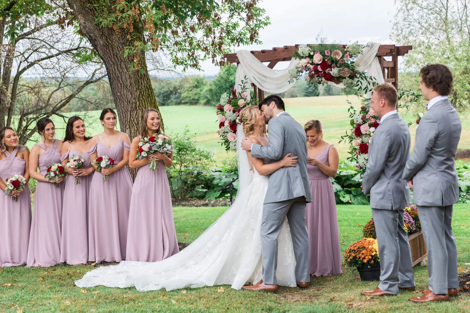Sunset Farm Wedding in Groton