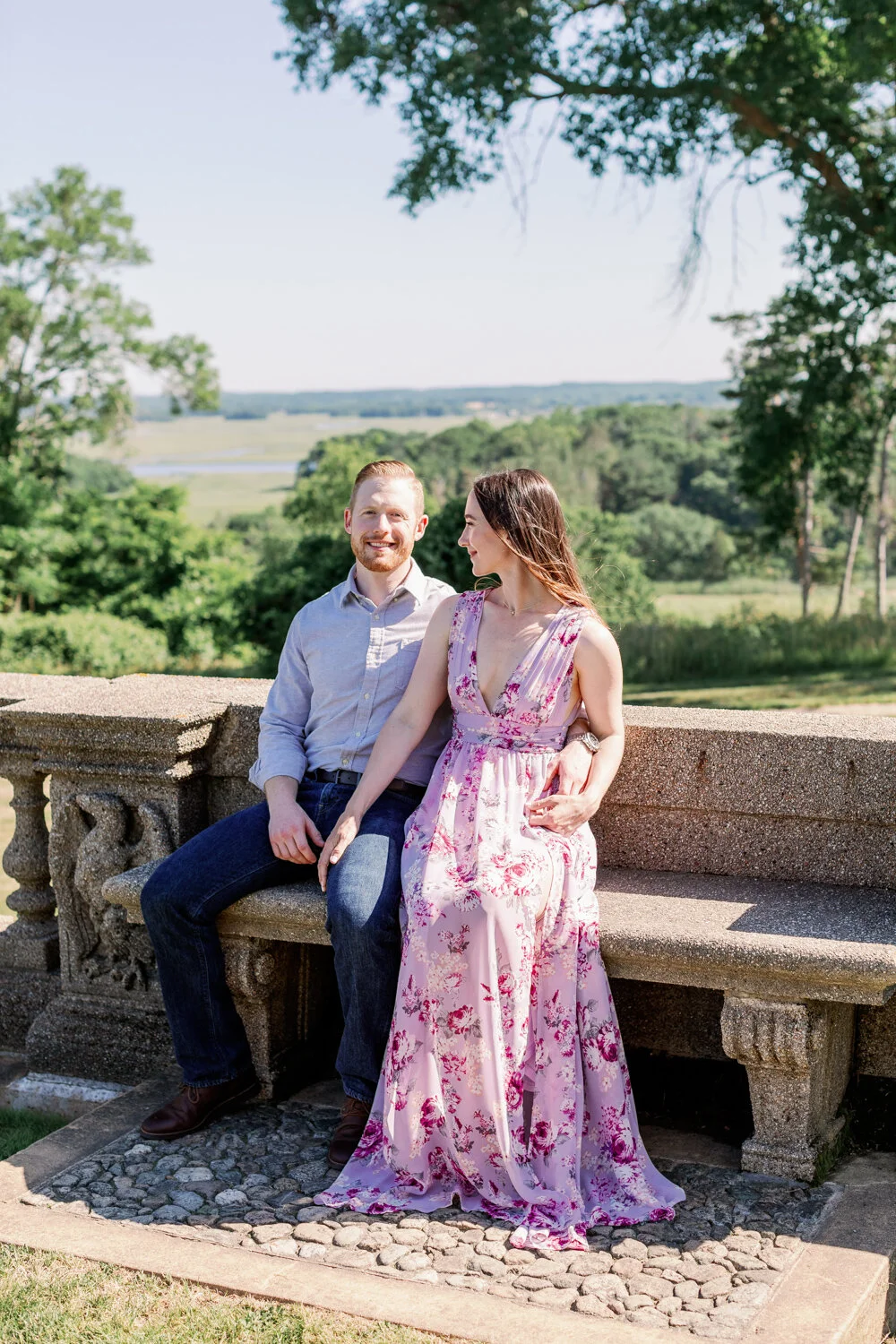 Crane Estate Engagement Photographer