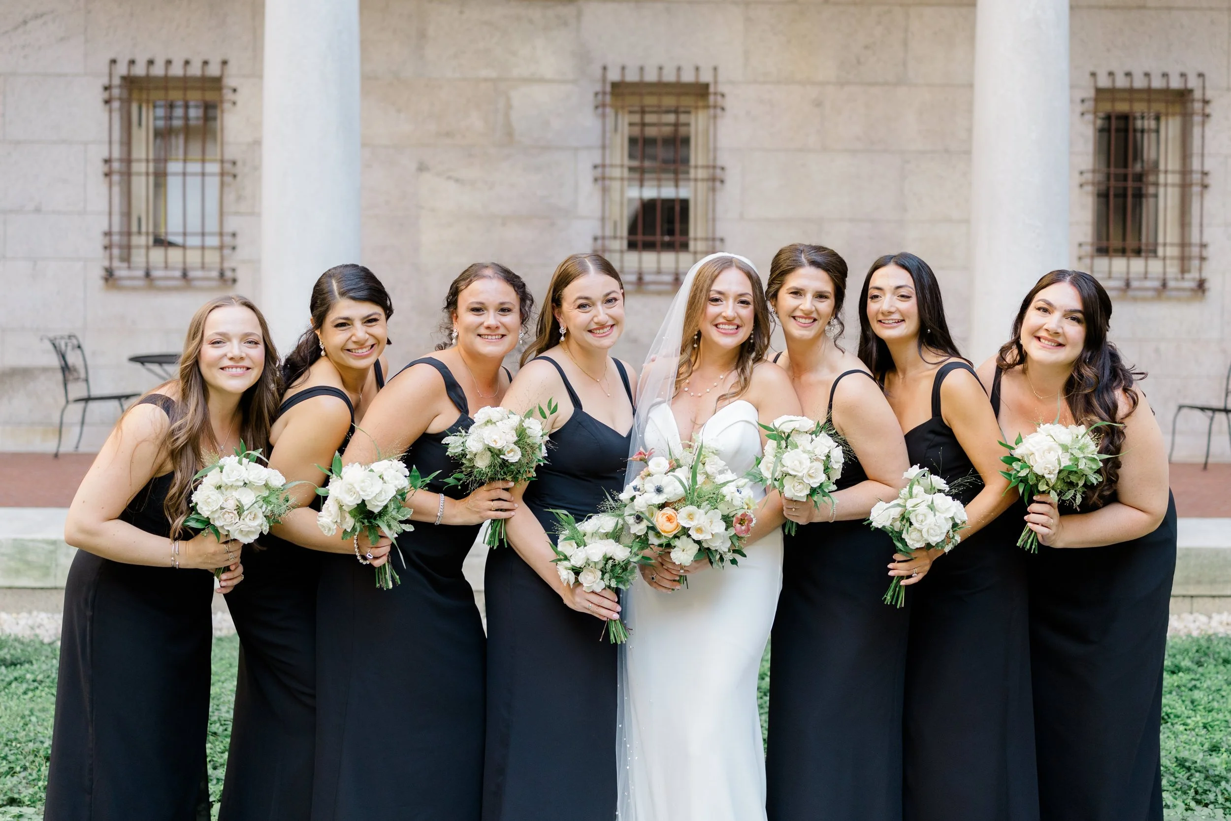 Boston Public Library Wedding Bridal Party