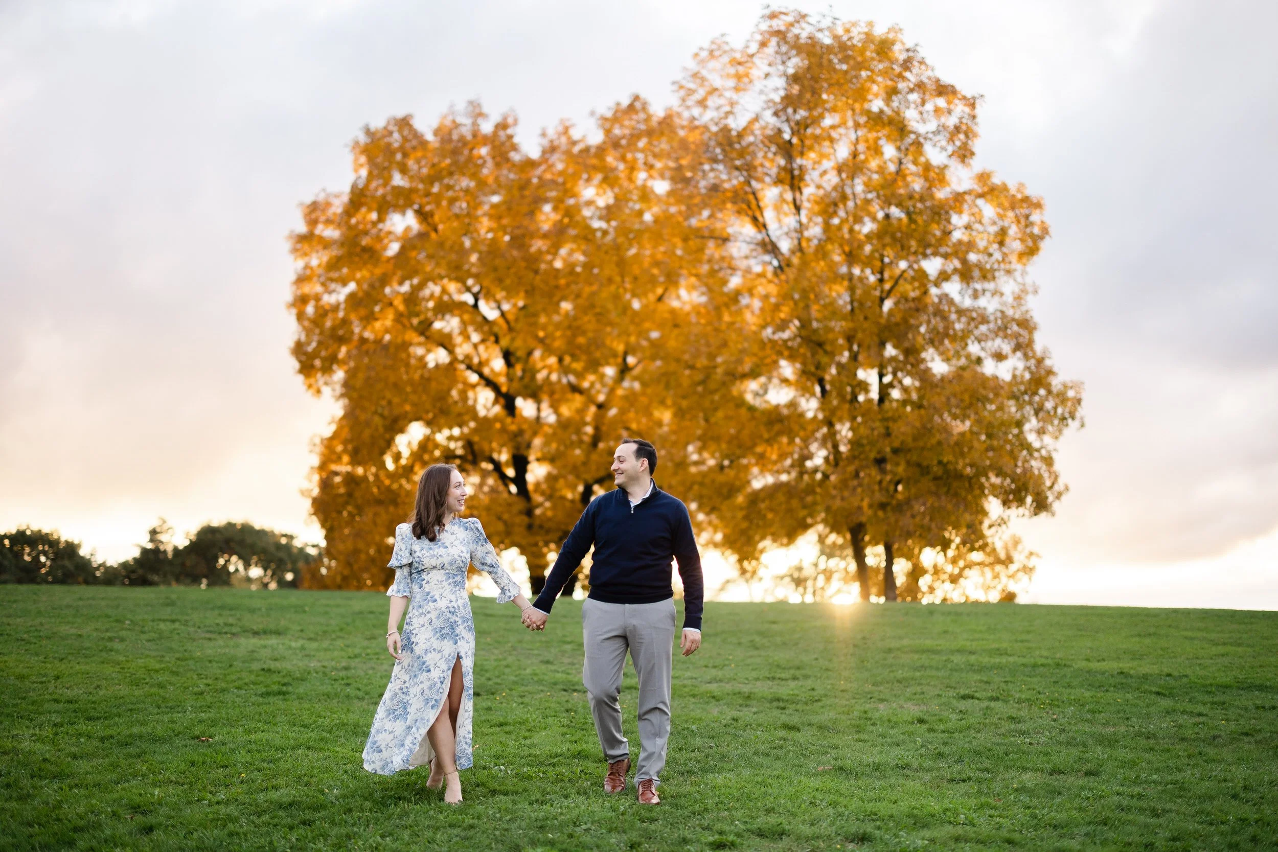 Lars Anderson Park Fall Engagement Session