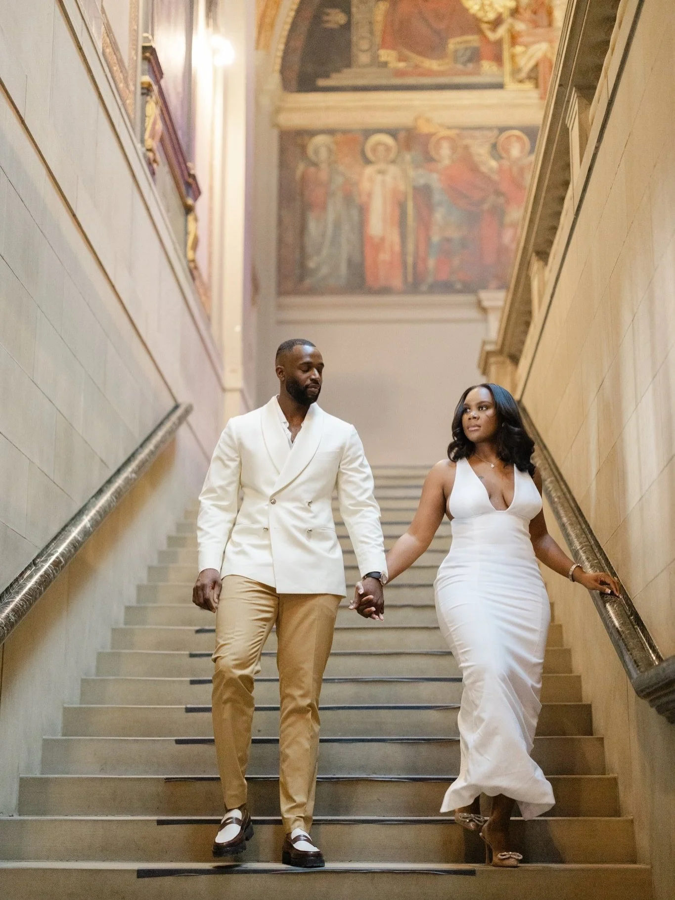These two brought effortless style, warmth and presence to their elopement at the Boston Public Library last week. After their morning session, we headed over to Boston city hall to make it official with their family present. Congrats to @mattotule a