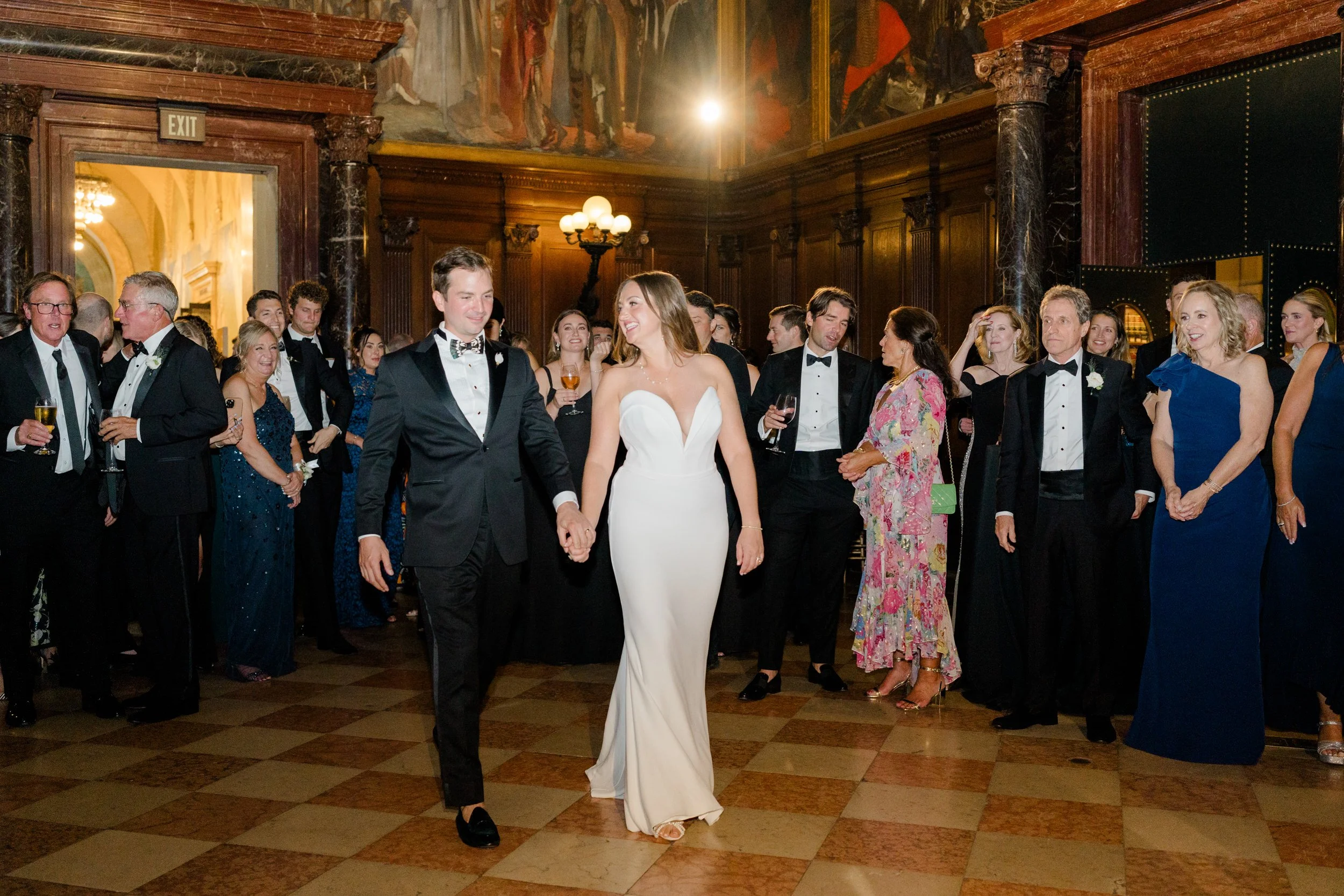 Boston Public Library Wedding Abbey Room
