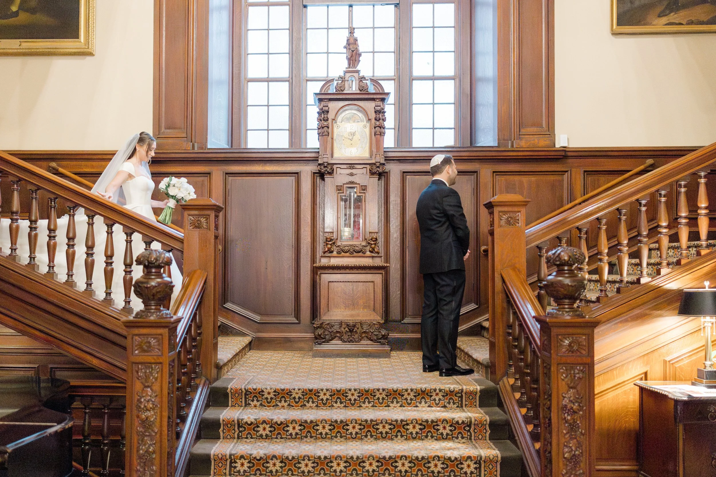 First look at the Harvard Club of Boston Wedding