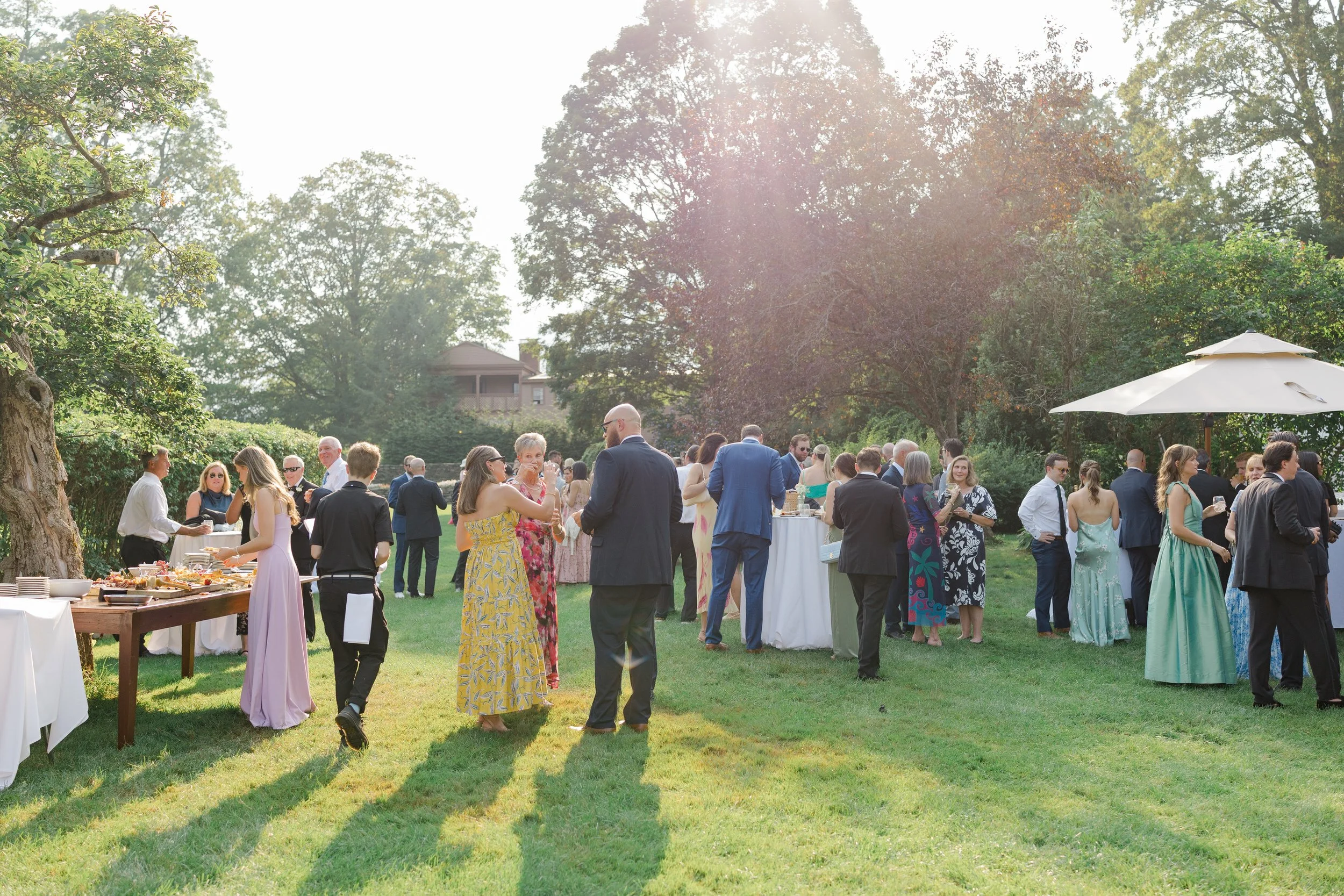 Cocktail hour at the Equinox Golf Resort & Spa Wedding