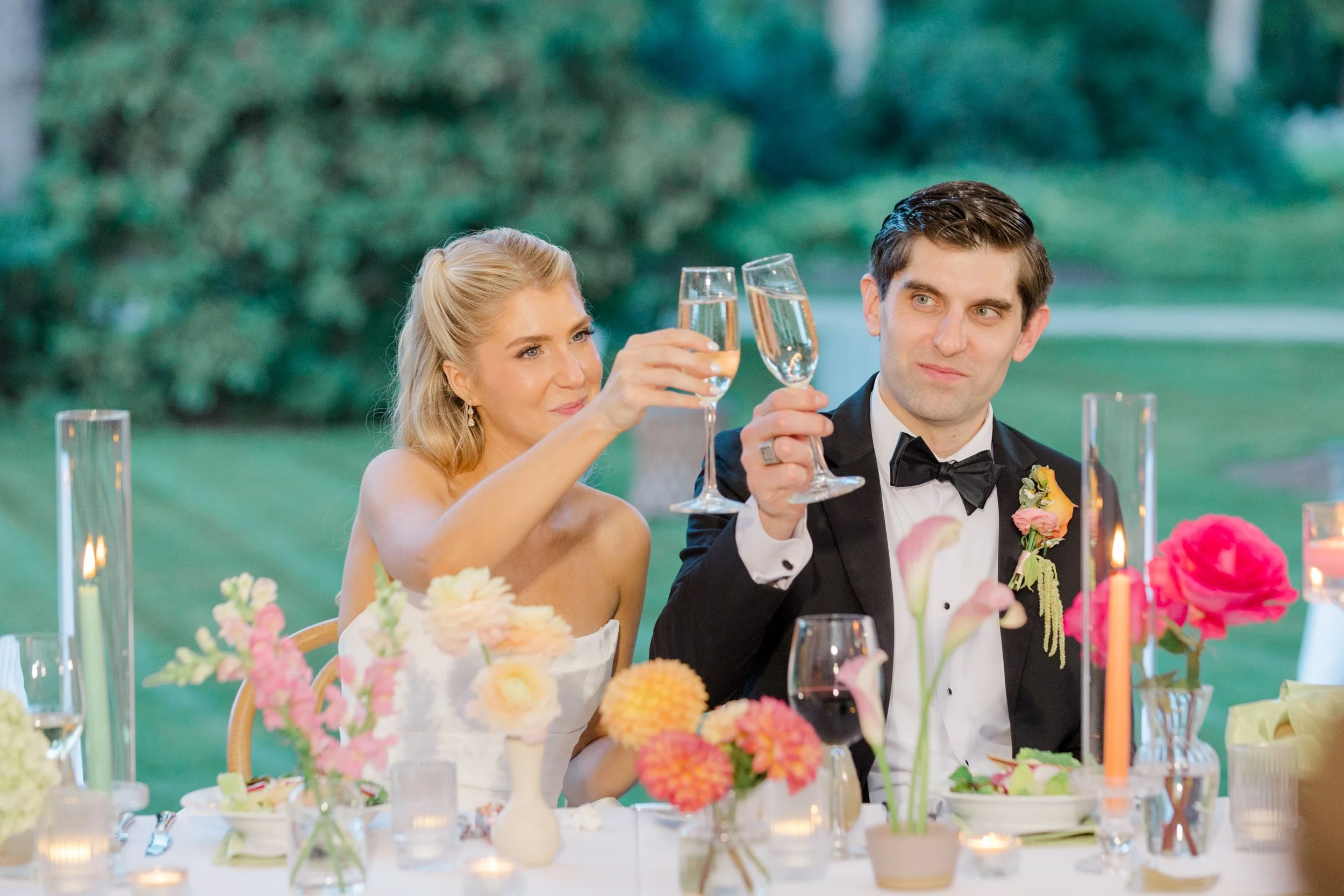 Moraine Farm Wedding tent reception