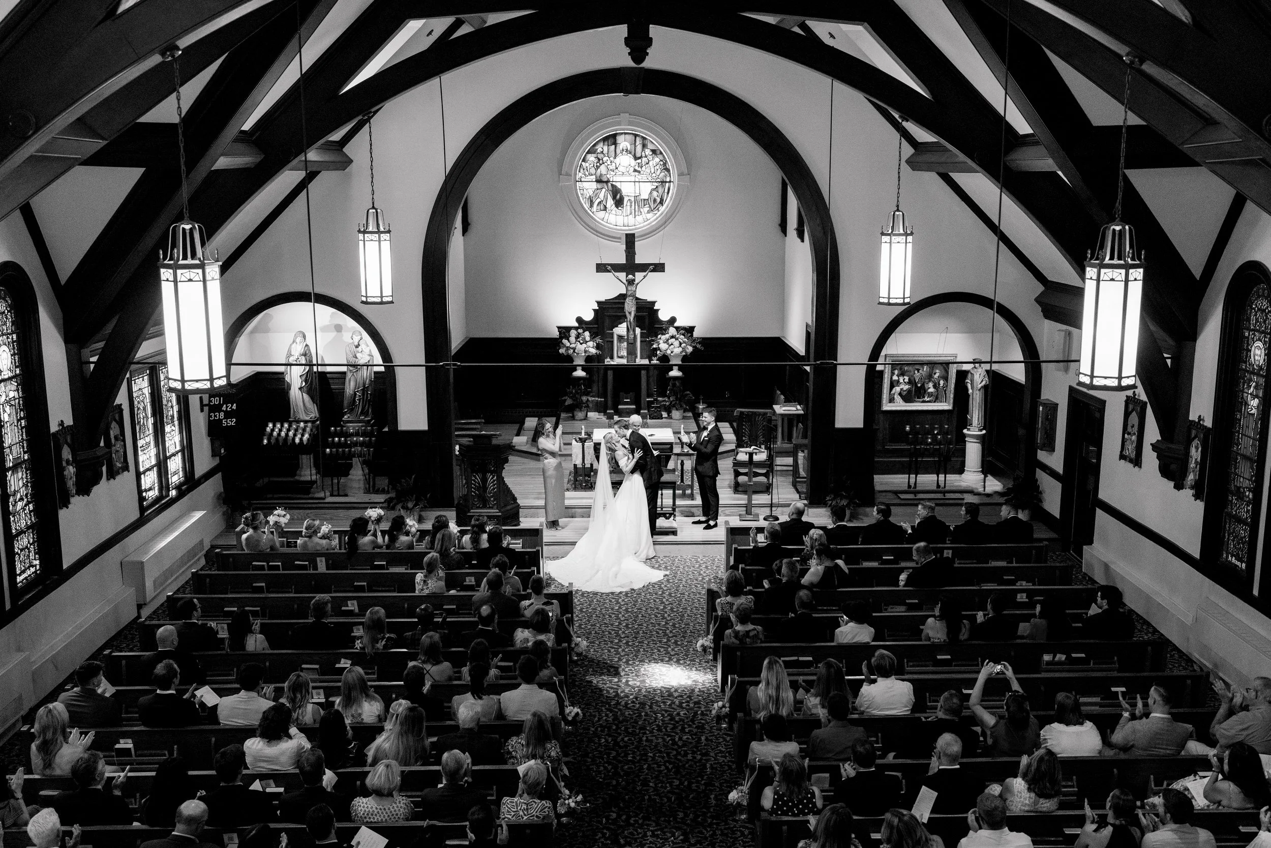 Ceremony St Thomas More Church Wedding