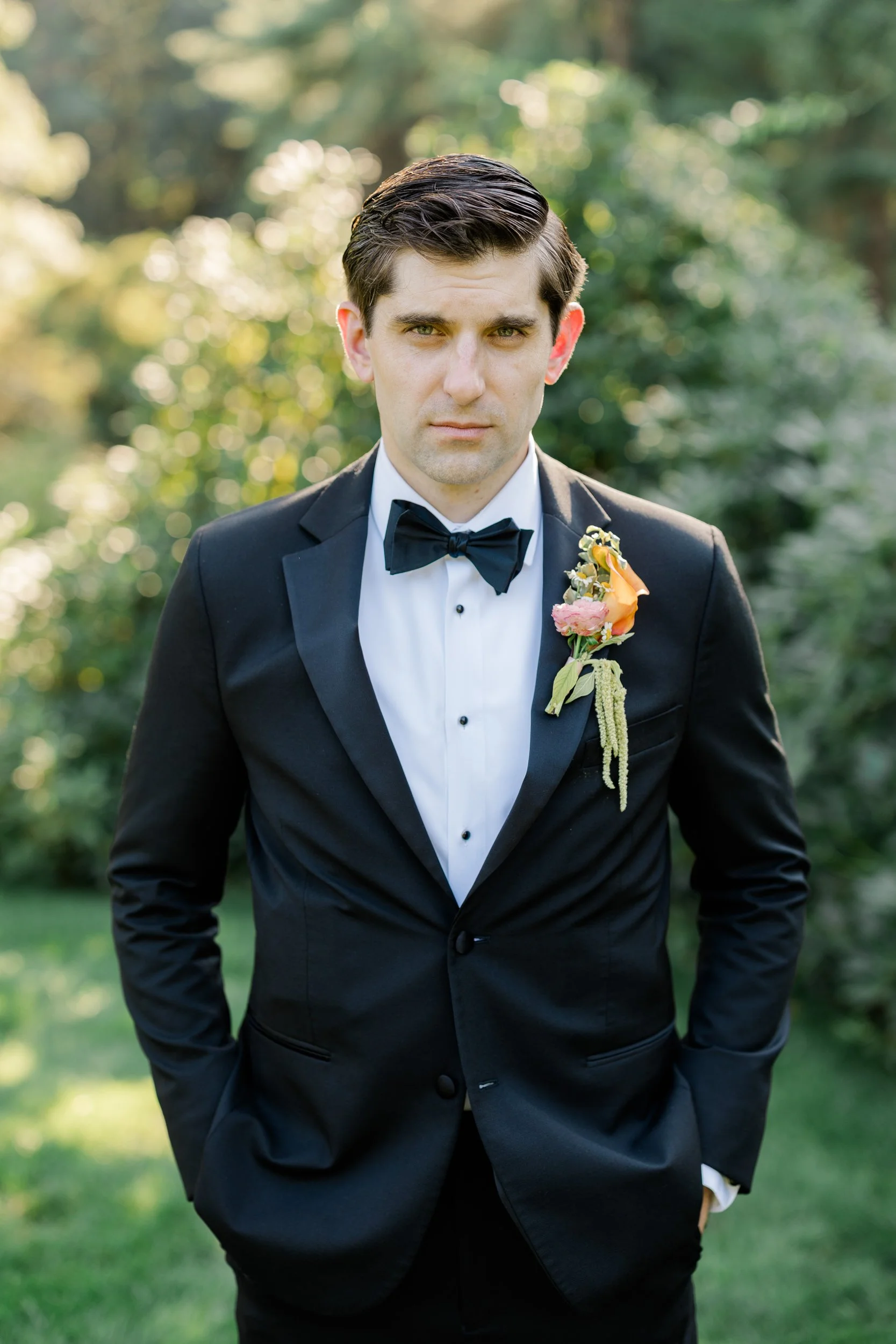 Moraine Farm Wedding groom