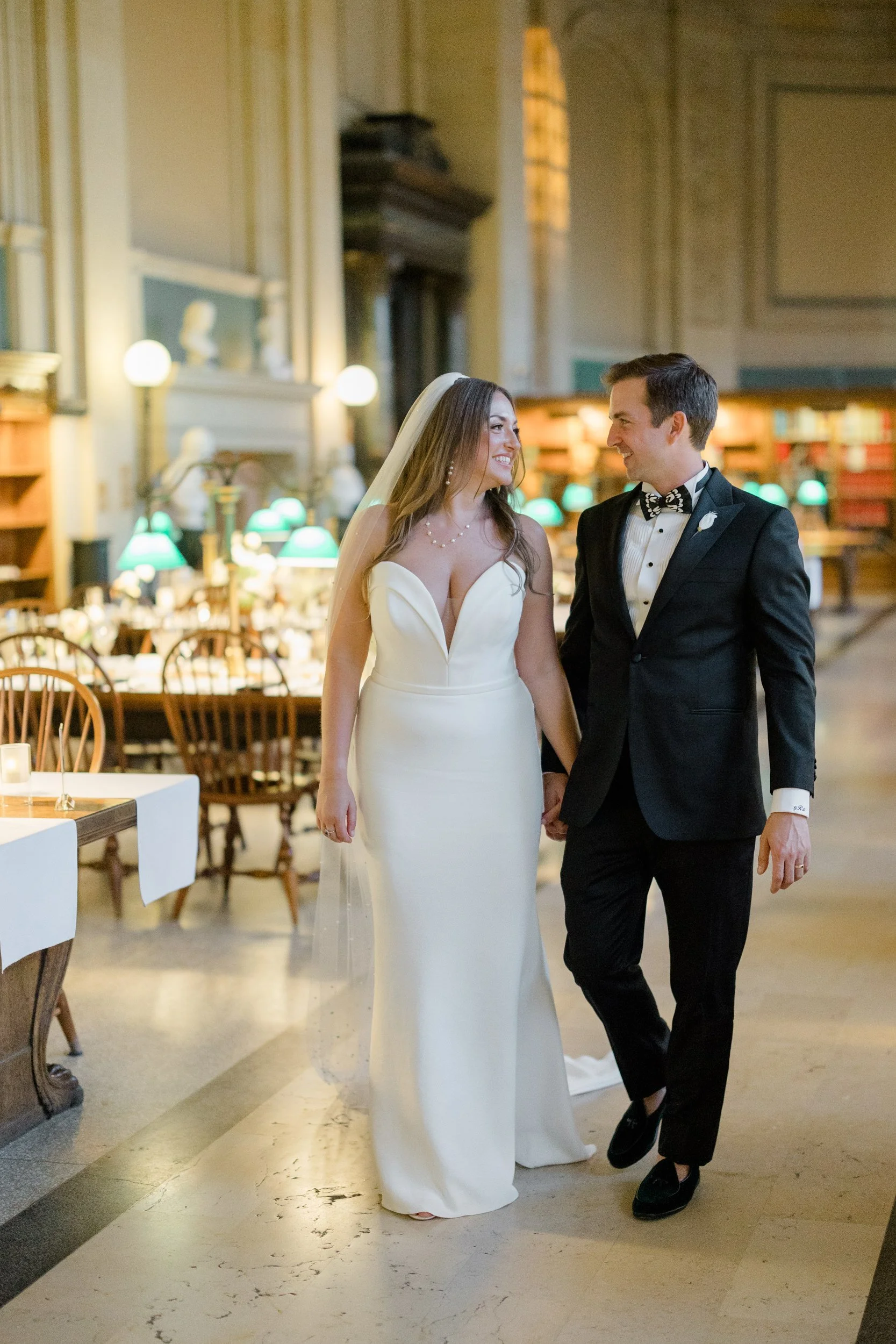 Boston Public Library Wedding Bates Hall