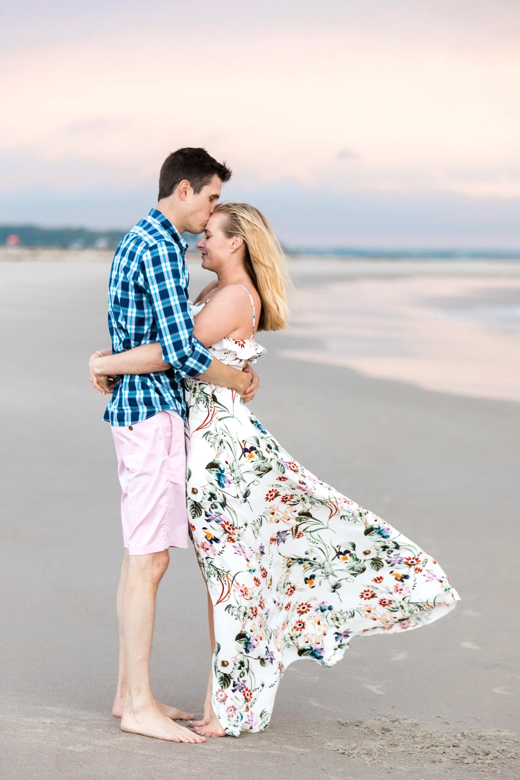 Engagement session at Crane Beach in Gloucester, MA