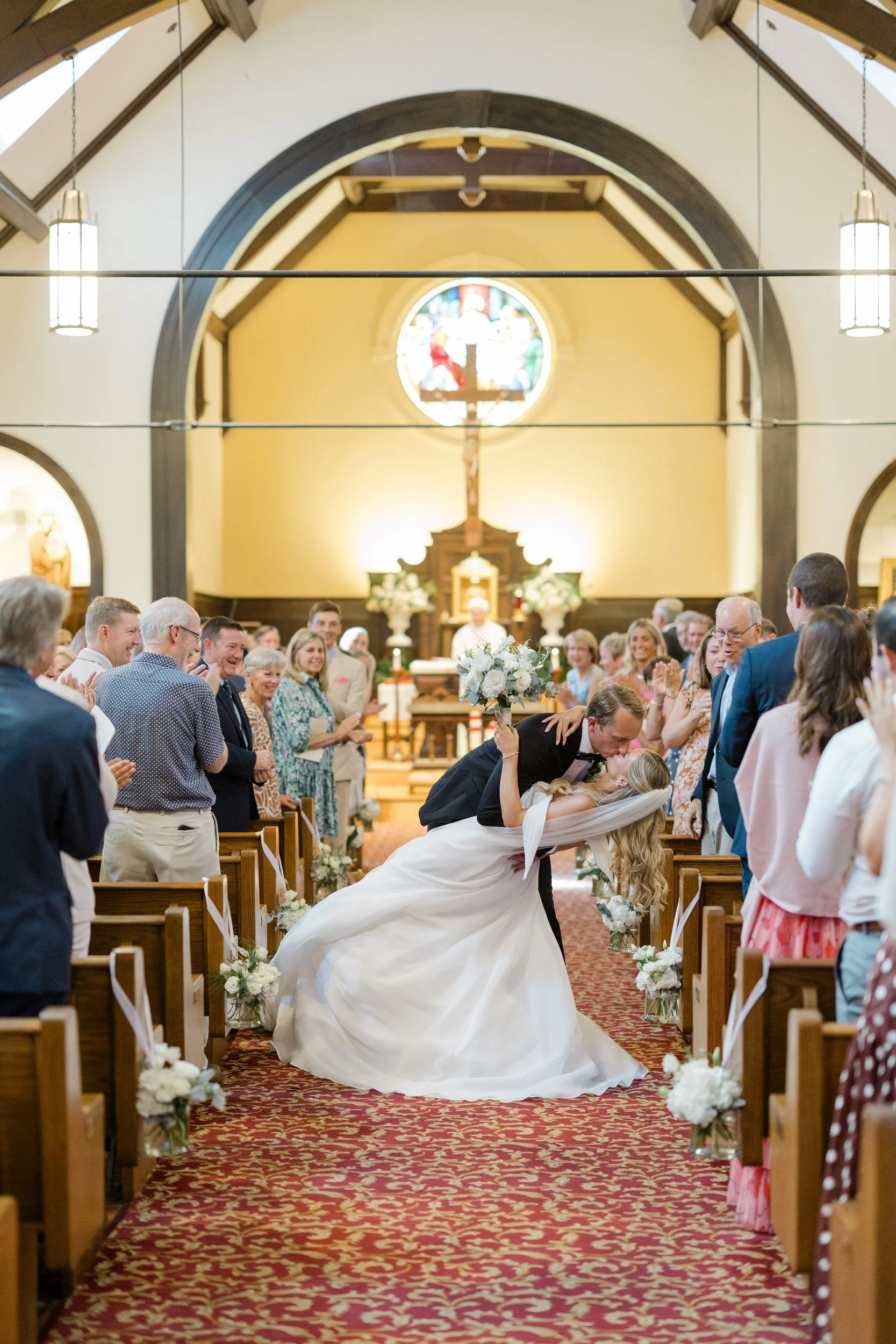 Ceremony St Thomas More Church Wedding