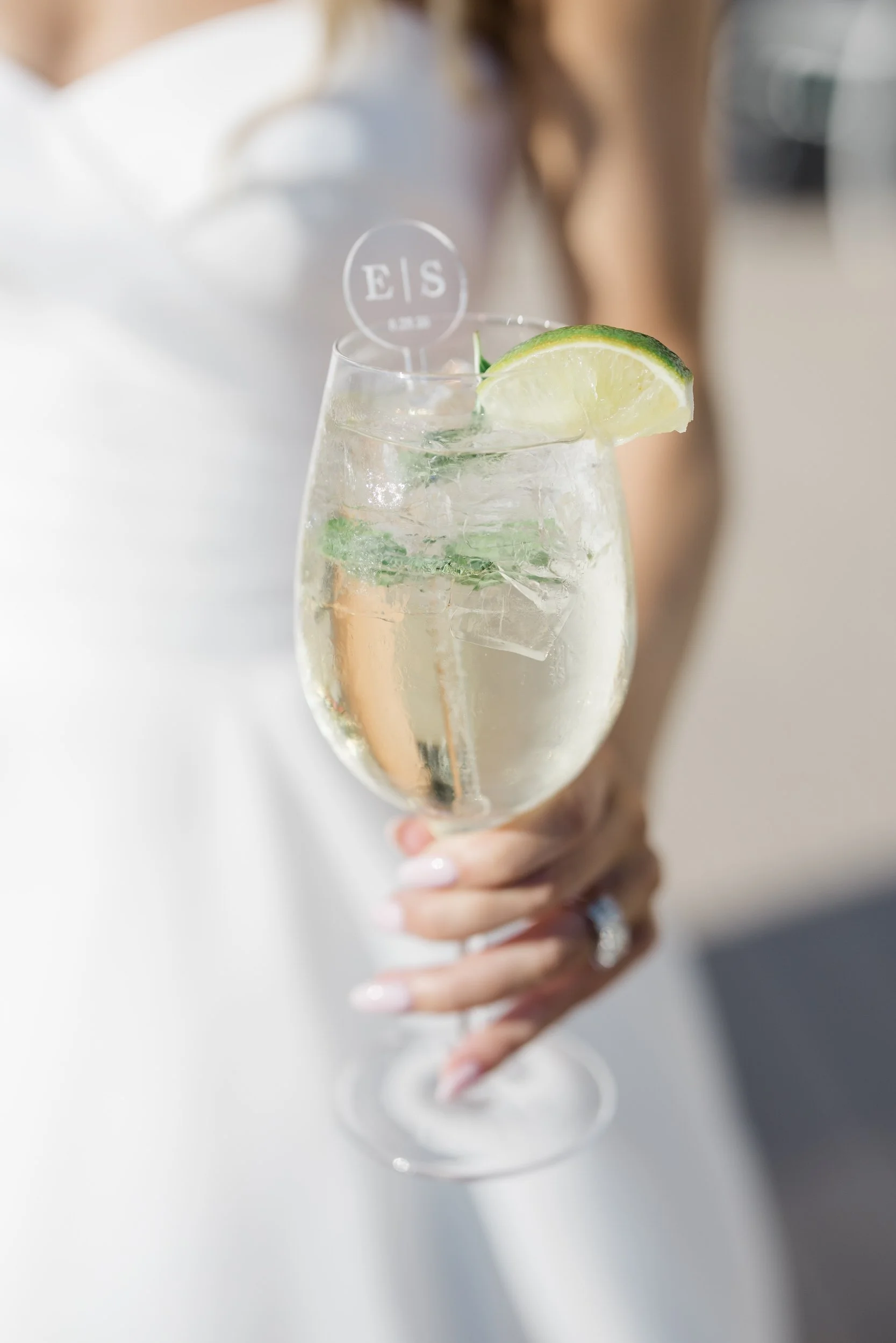 Cocktail Hour at the Dunes Club Wedding