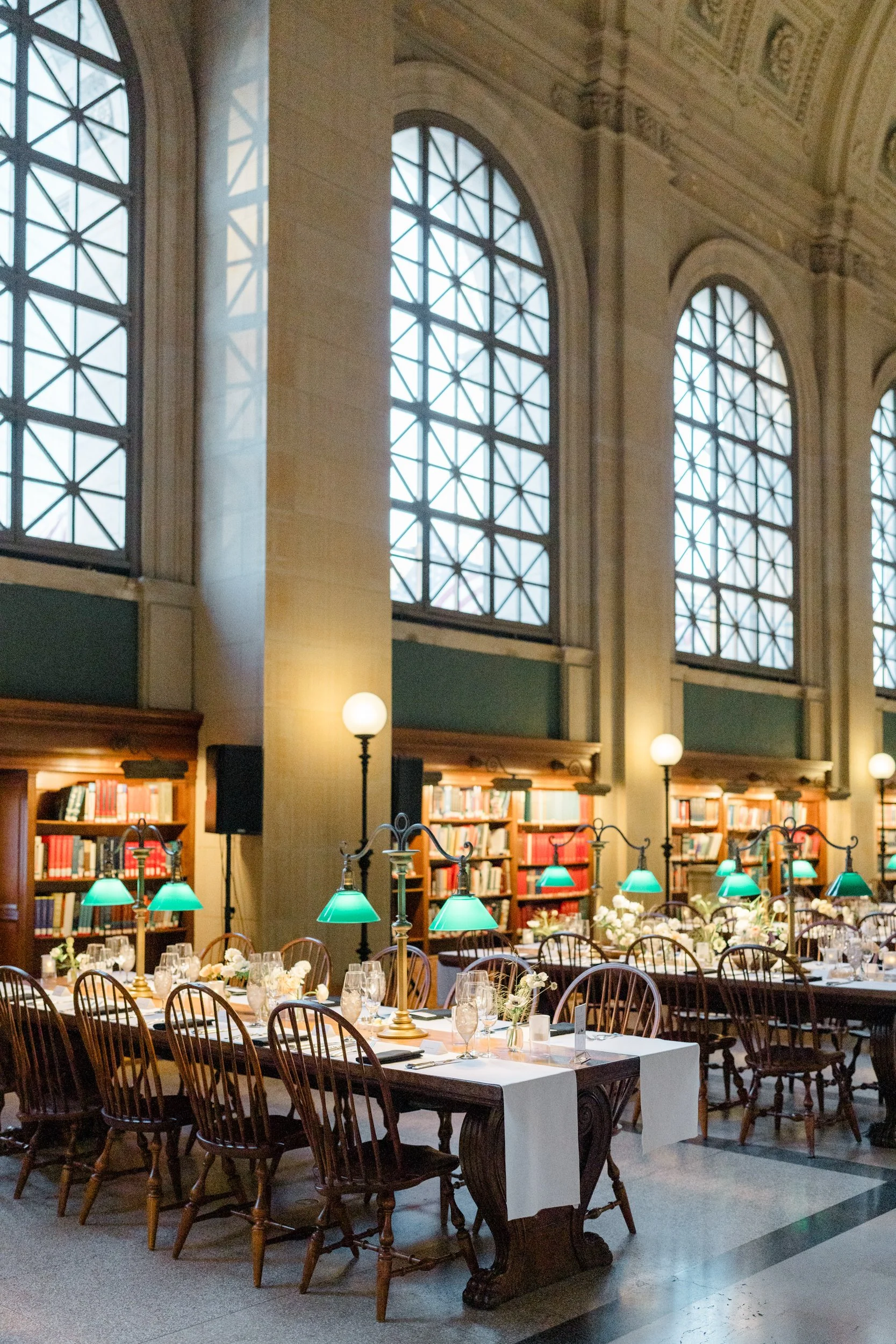 Boston Public Library Wedding Bates Hall