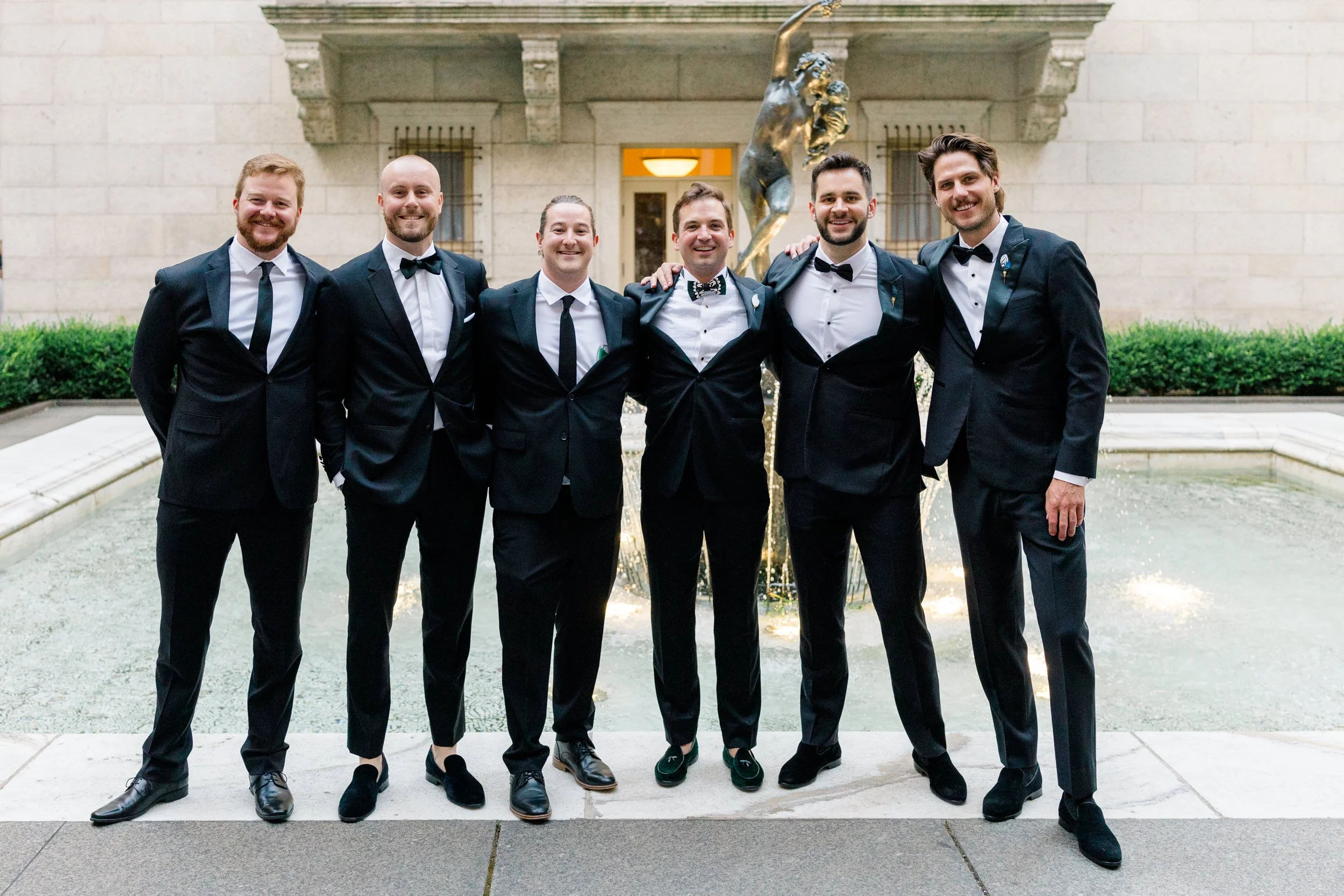 Boston Public Library Wedding Bridal Party
