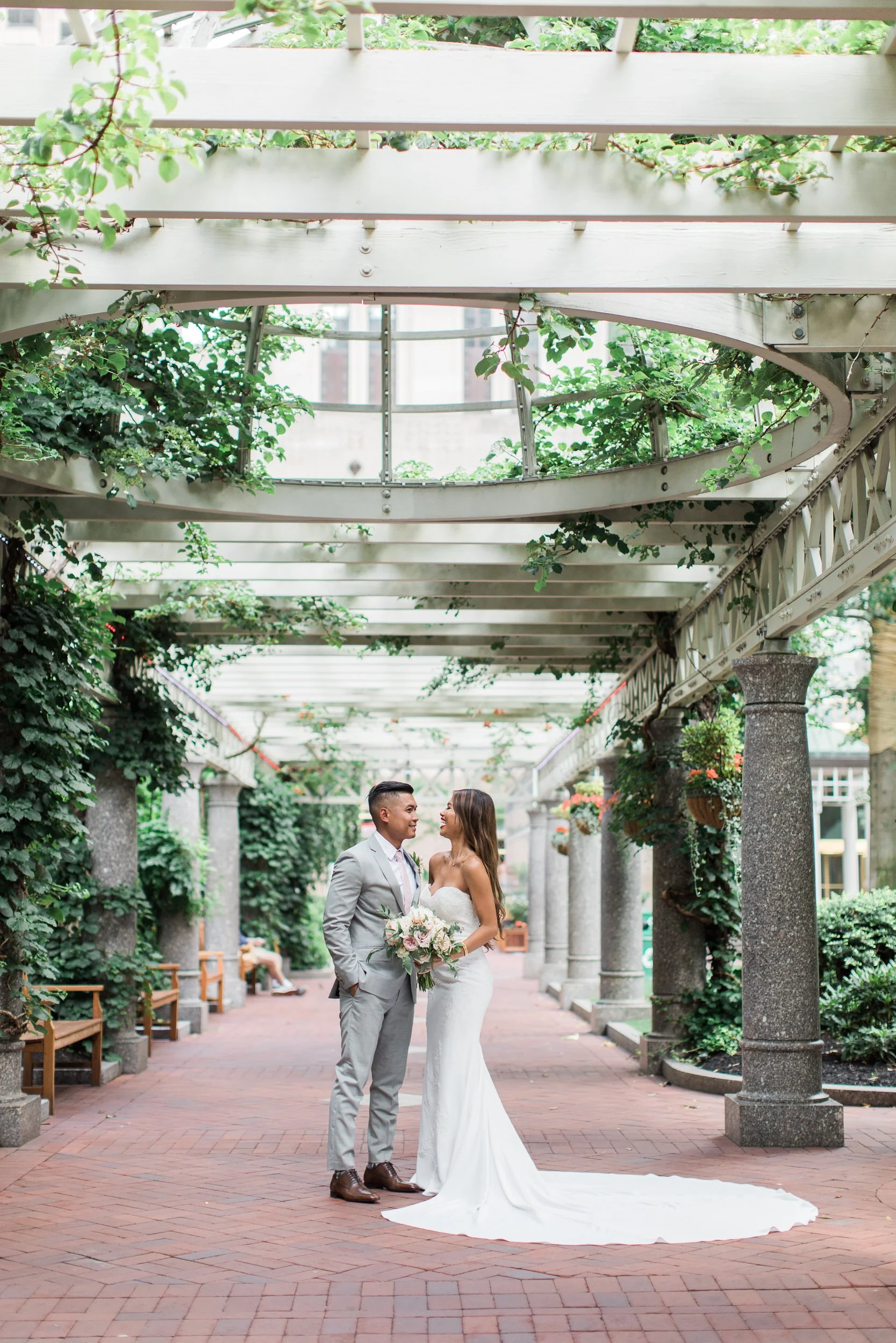 Post Office Square Wedding Photo